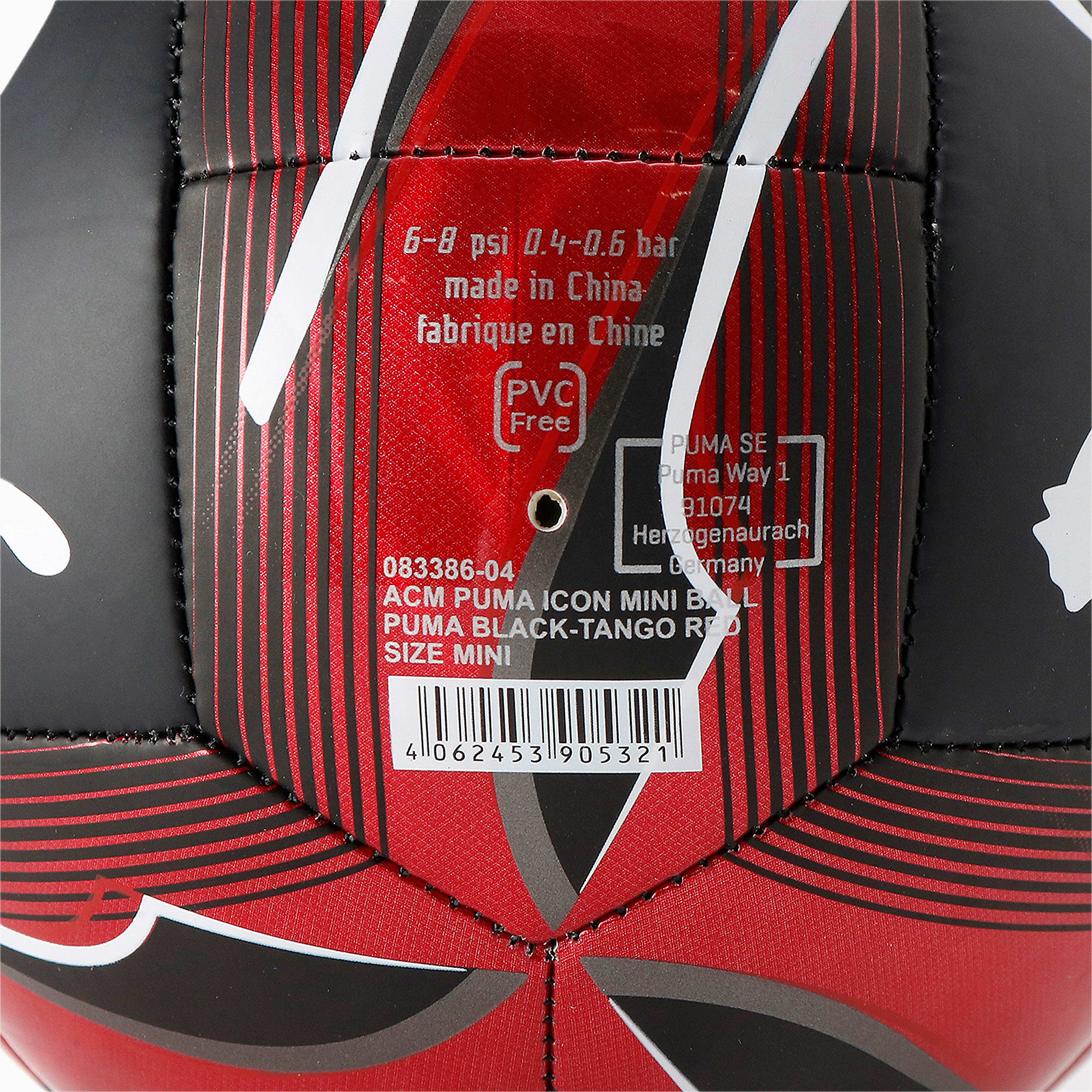 Puma公式 Acミラン Acm プーマ アイコン ミニ ボール サッカー Puma Black Tango Red プーマ サッカー プーマ