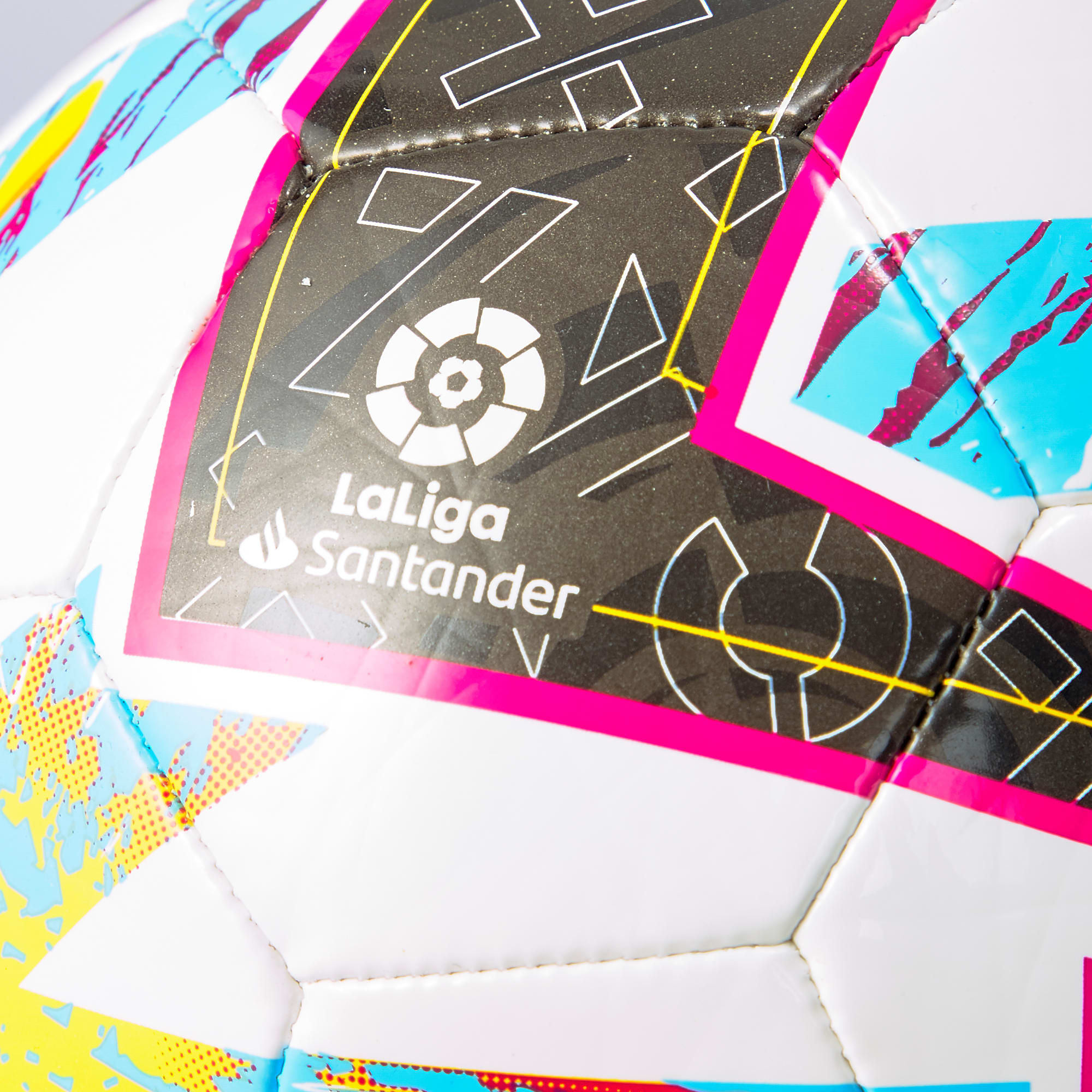 Balón mini fútbol Puma Orbita LaLiga 1 23-24 blanco multicolor