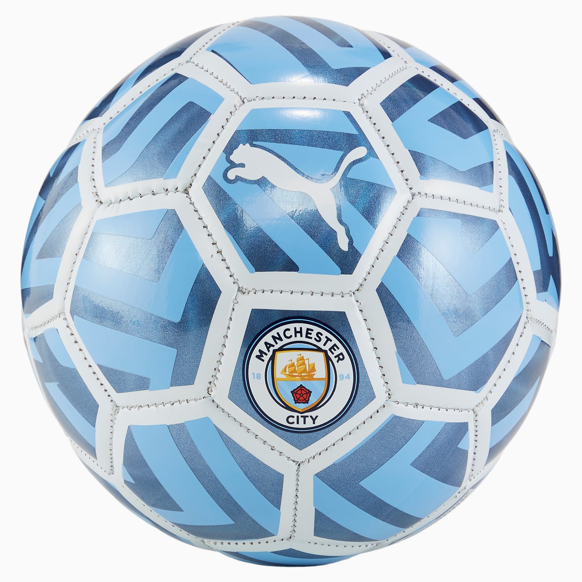 Mini Bola Azul Claro Manchester City Football Club Sportcom Azul