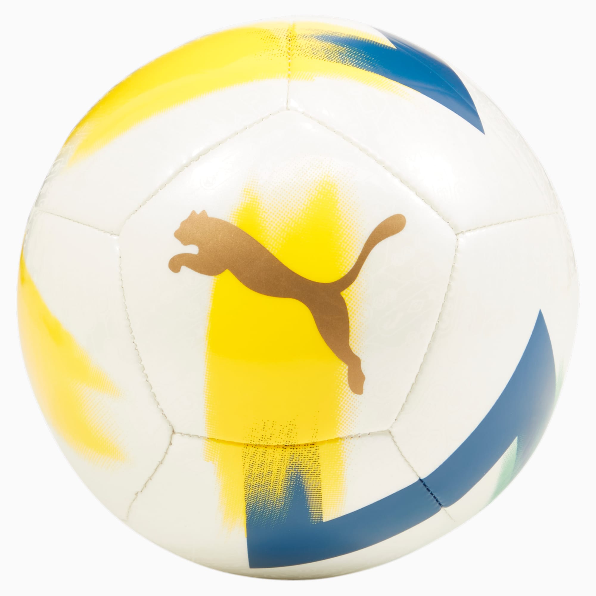 Mini pallone Neymar JR BNA, PUMA White-Gold-Pelé Yellow, large