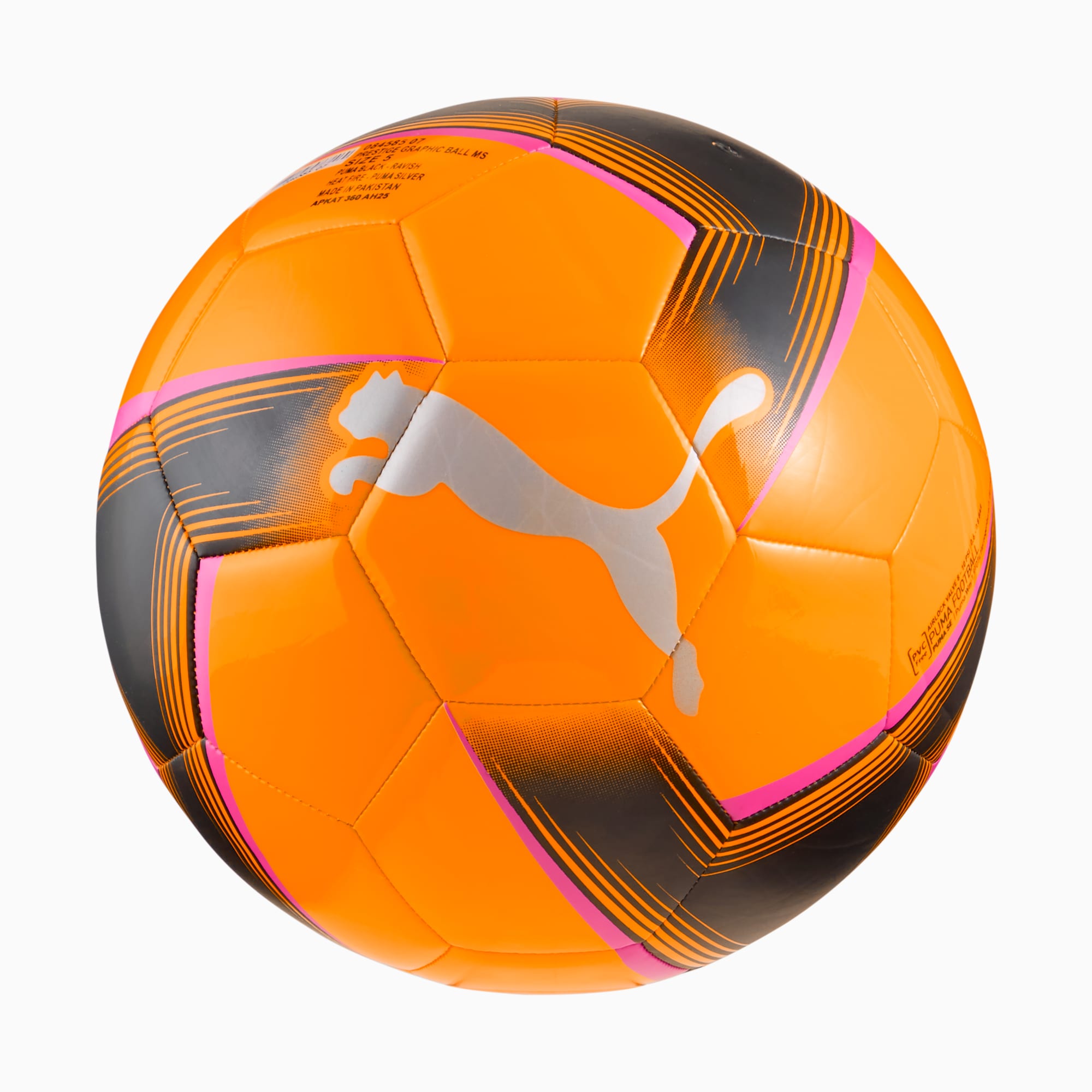 Ballon de football PUMA PRESTIGE, Heat Fire-PUMA Black-Ravish, large