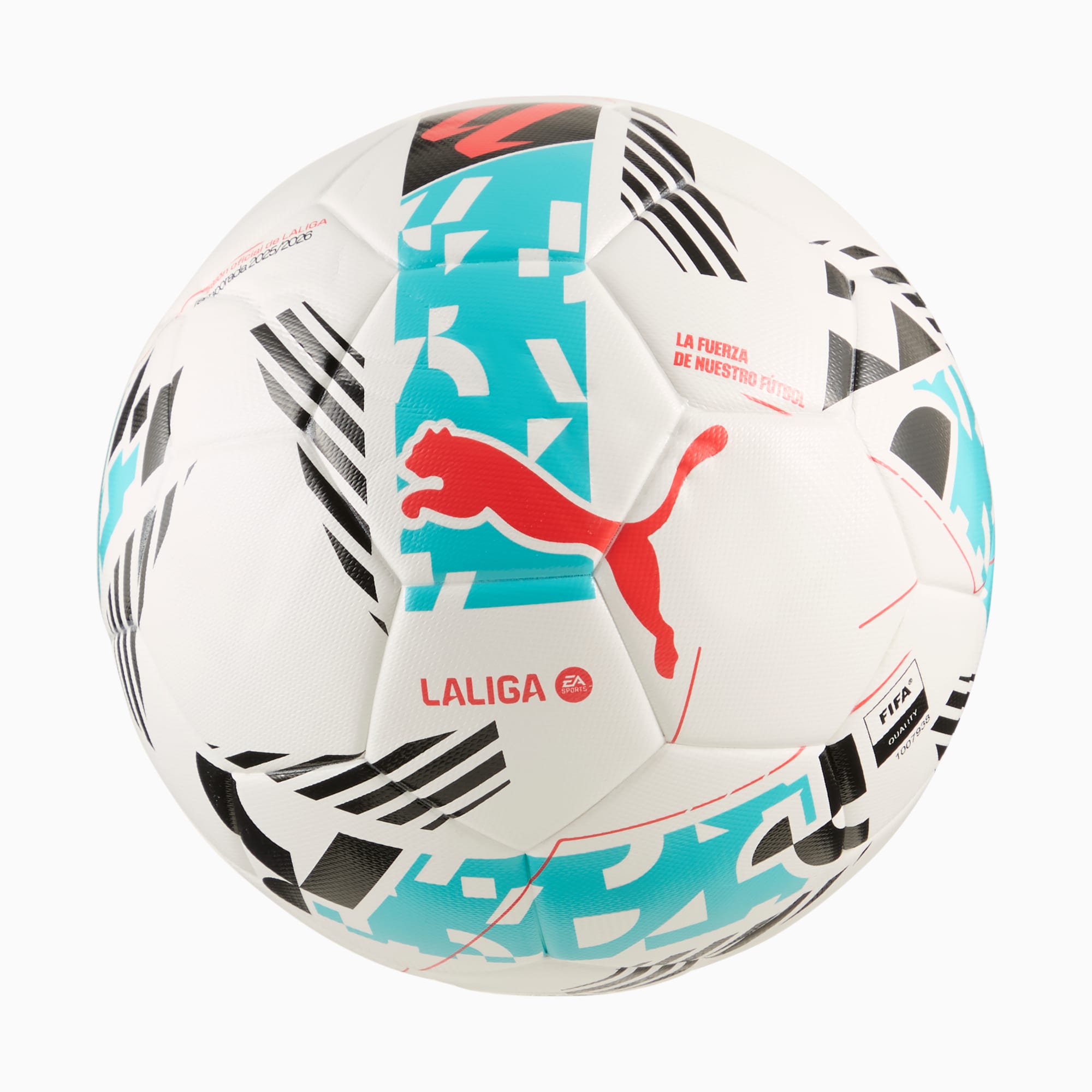PUMA Orbita LaLiga 1 Fußball (FIFA® Quality), PUMA White-multicolor, large