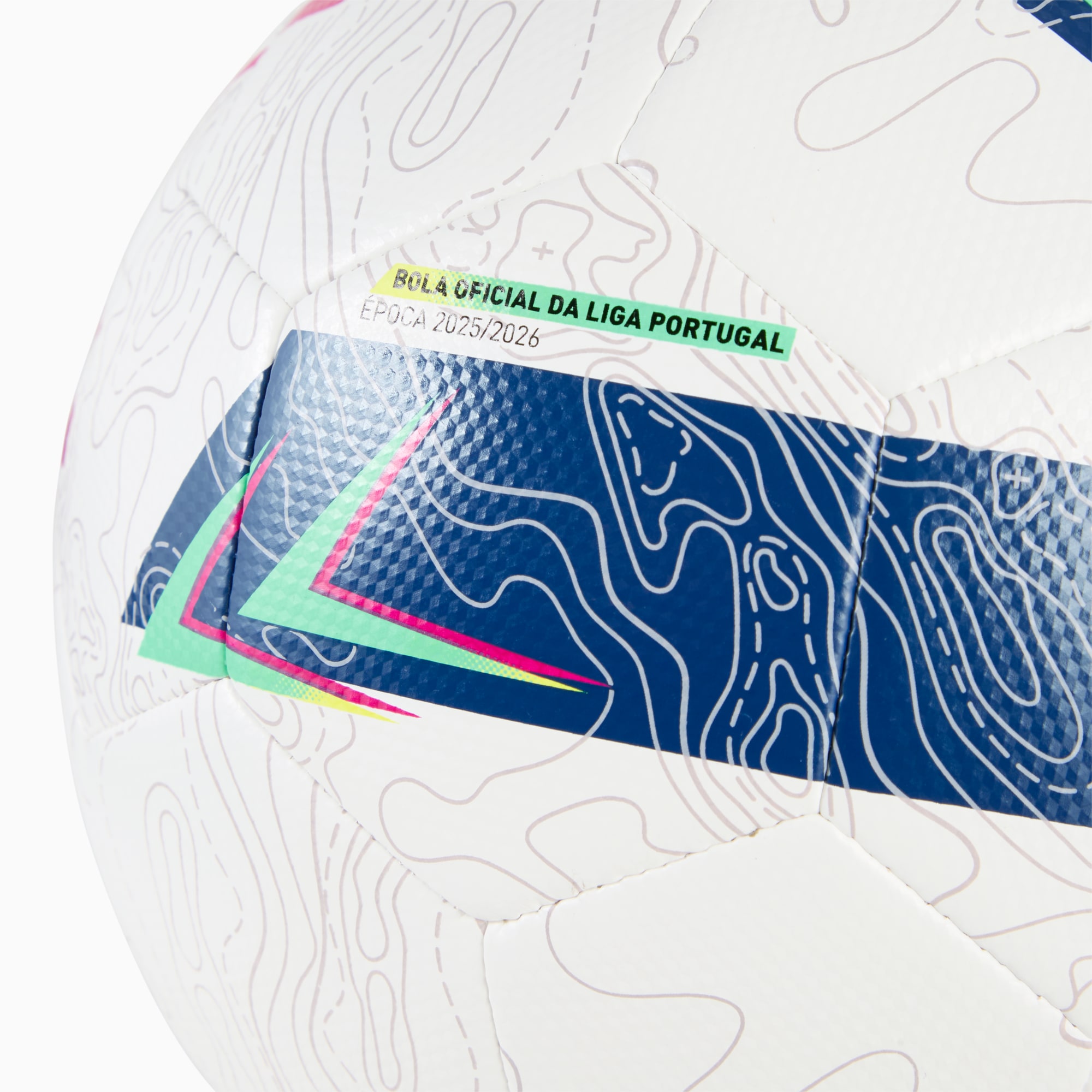 Ballon de football PUMA Orbita Liga Portugal, PUMA White-multicolor, large