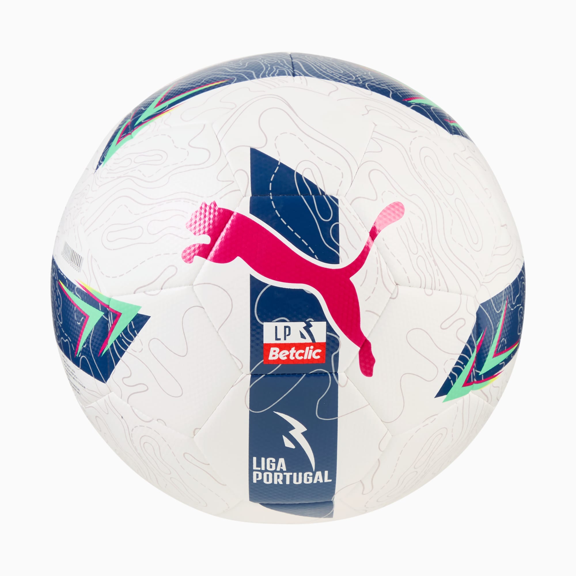 Ballon de football PUMA Orbita Liga Portugal, PUMA White-multicolor, large
