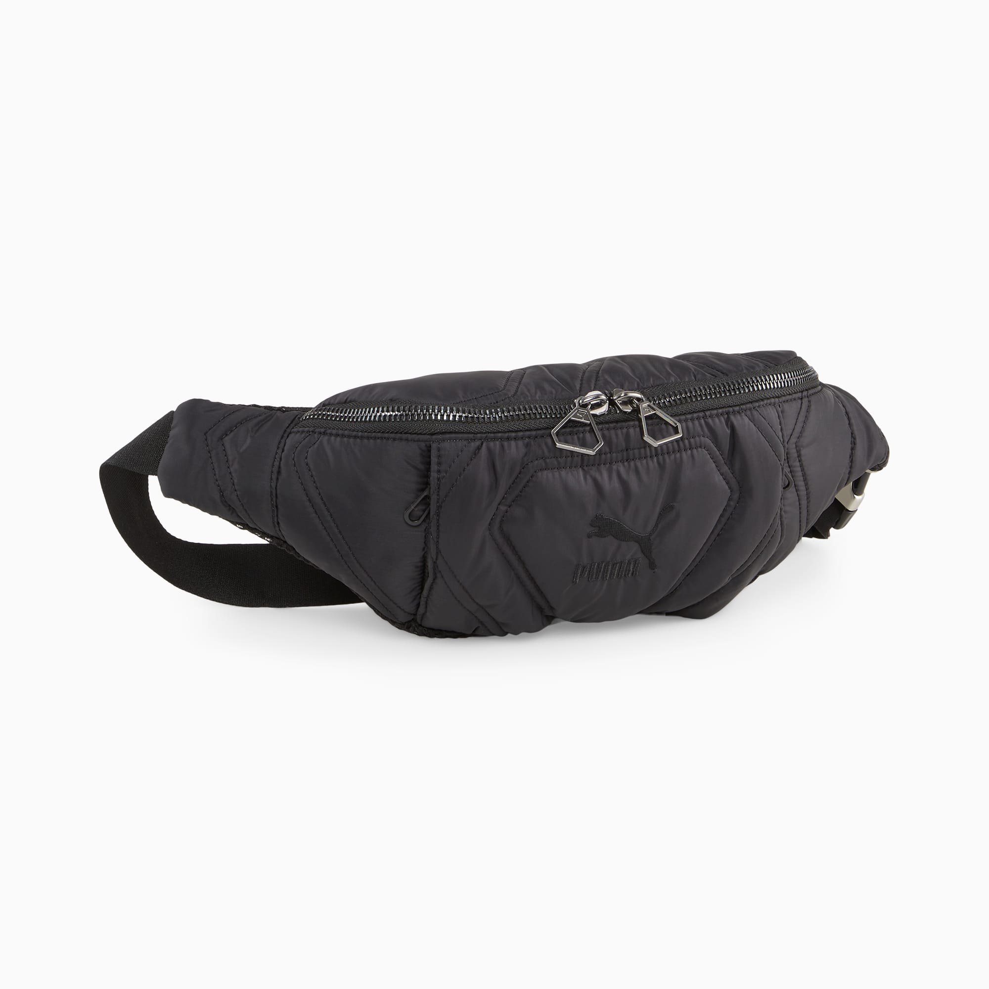 AMG weekend bag (black, leather / polyester)