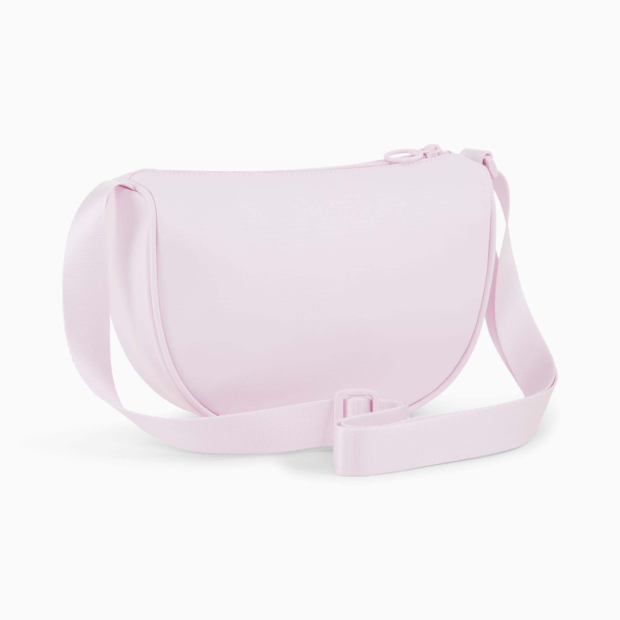 【新品未使用】HLT Moon Bag Half Moon Metallic Leather Crossbody Bag Silver | ALLSAINTS US