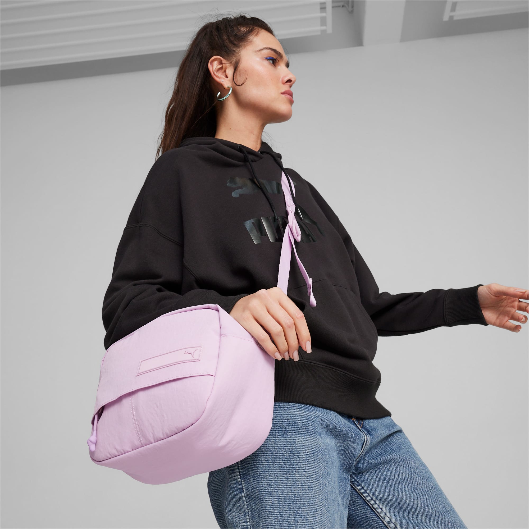 Puma bmw top handbag purple