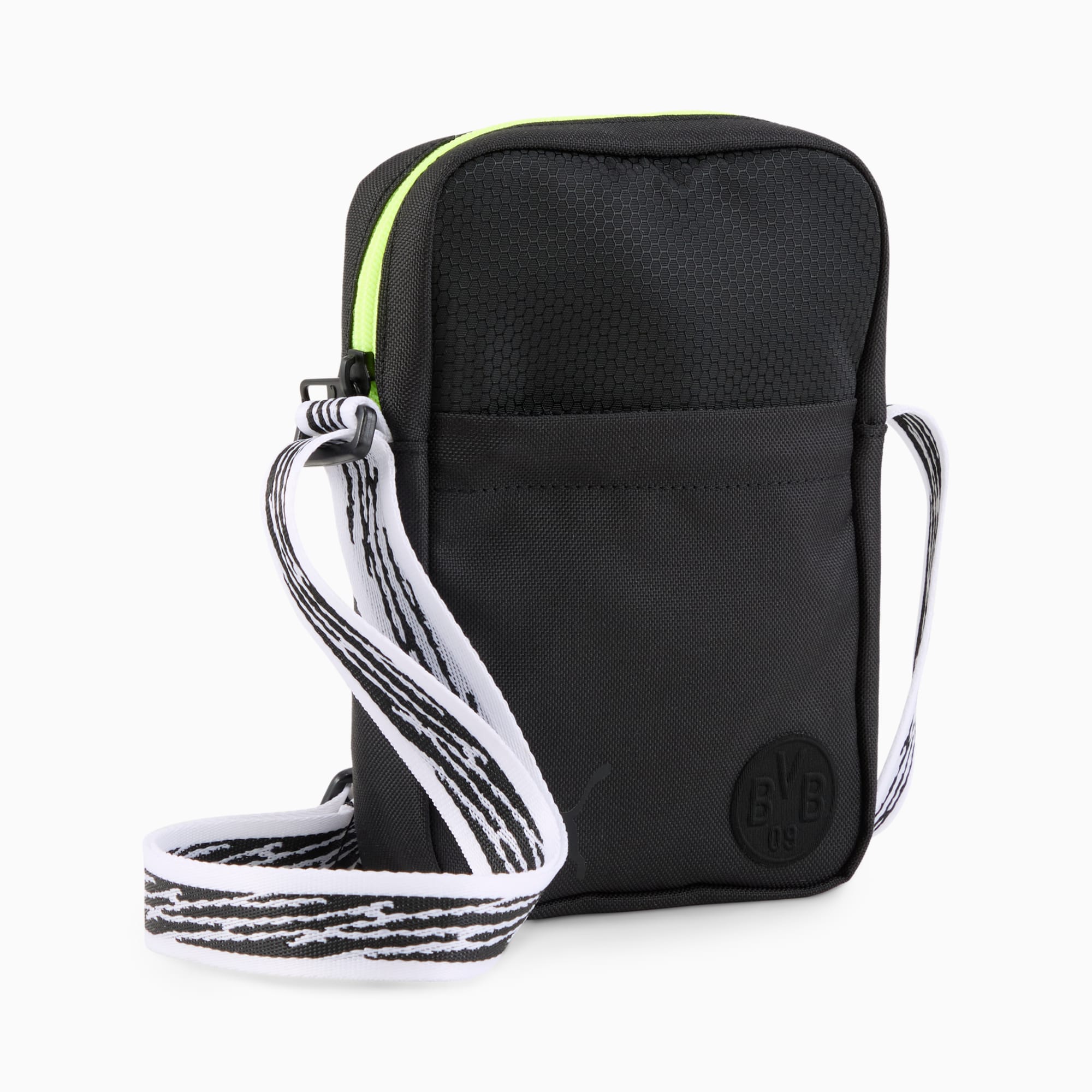 Borussia Dortmund Anniversary Crossbody Bag, PUMA Black, large