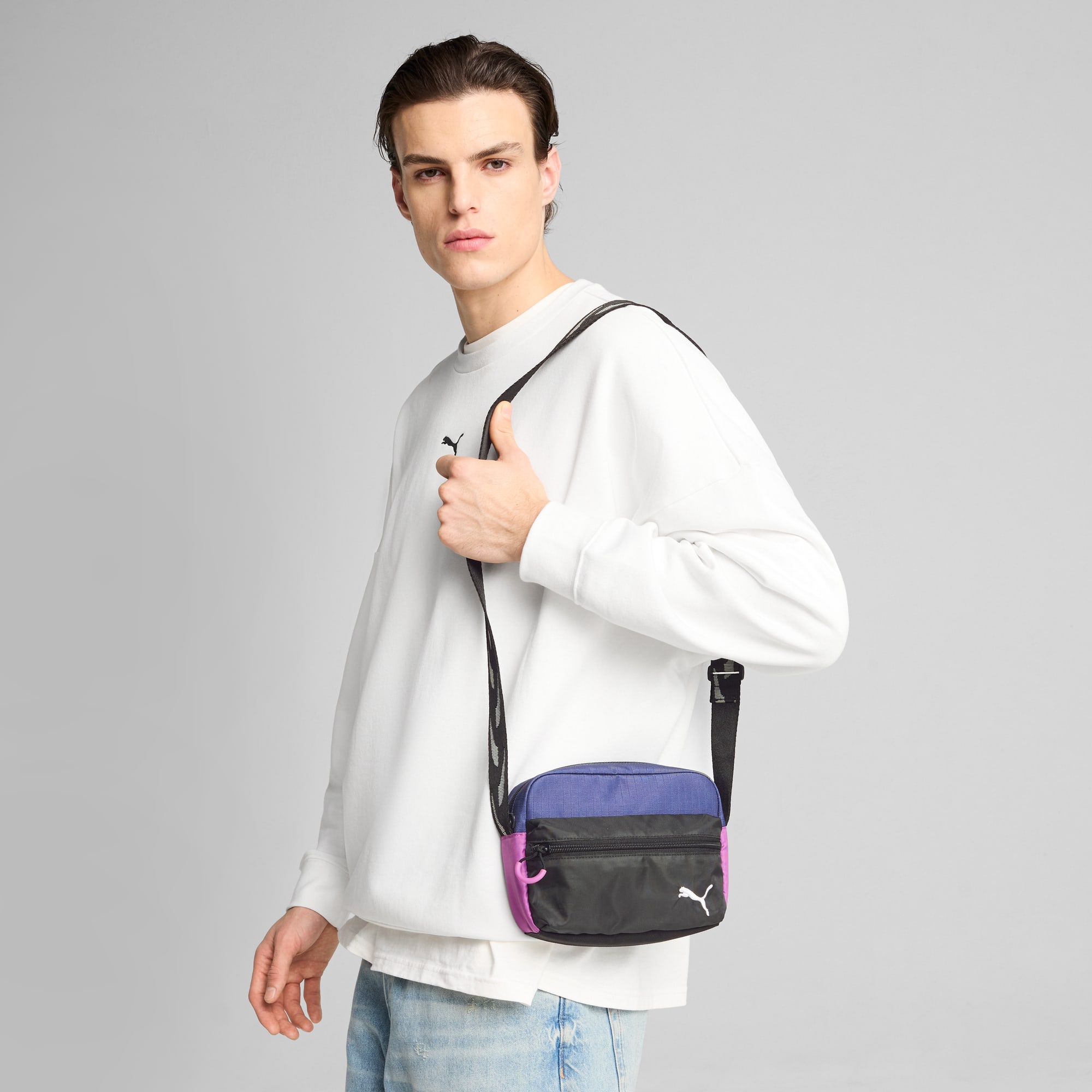 FUTURE.PUMA.ARCHIVE 2L Crossbody Bag, Blue Crystal, large