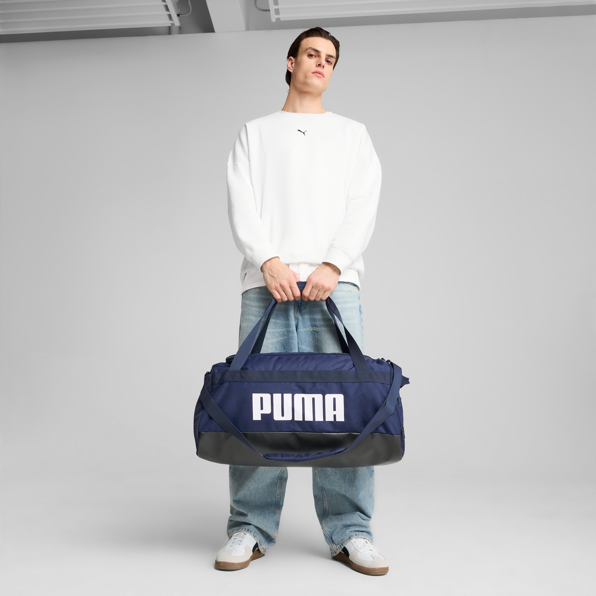 Challenger 58L Medium Sports Bag, PUMA Navy, large