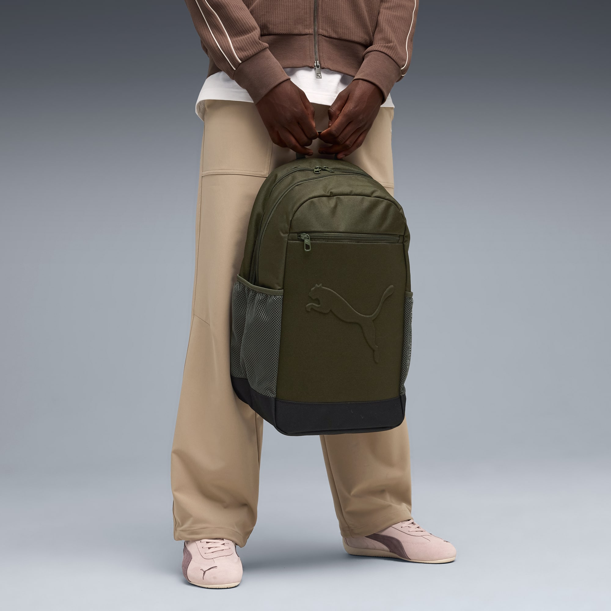 PUMA Buzz 28L Backpack, Dark Olive, large