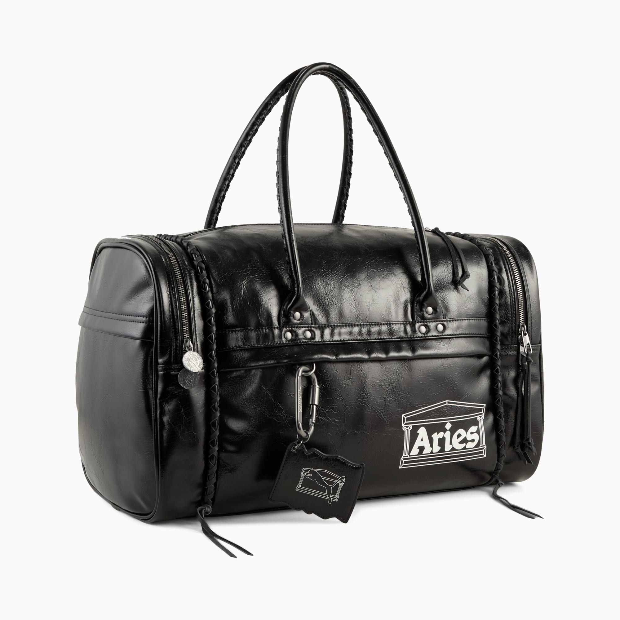 PUMA x ARIES 23,5 l Sporttasche, PUMA Black, large