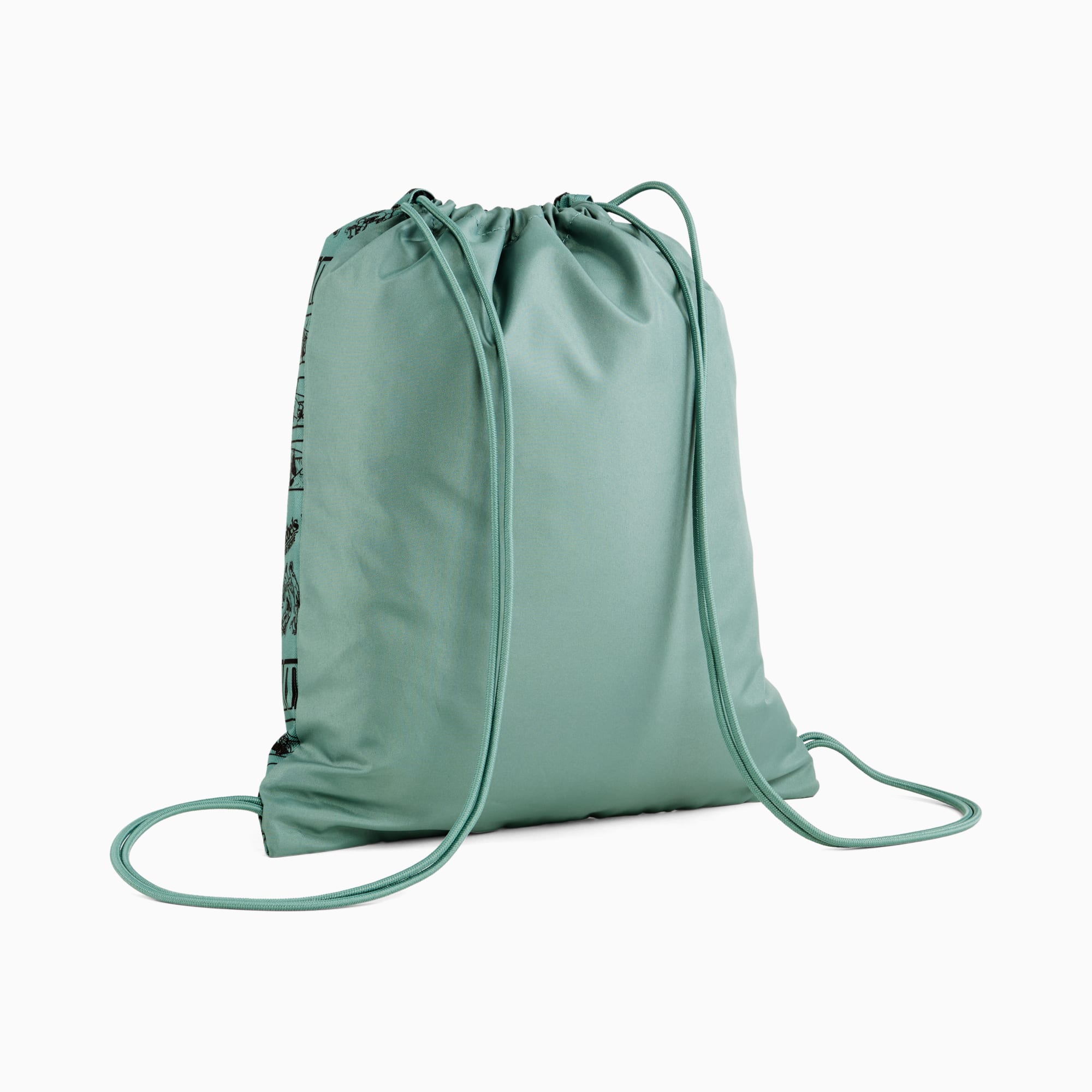 PUMA Phase Small 11L Gym Sack, Green Moon-Mid 90ies, large