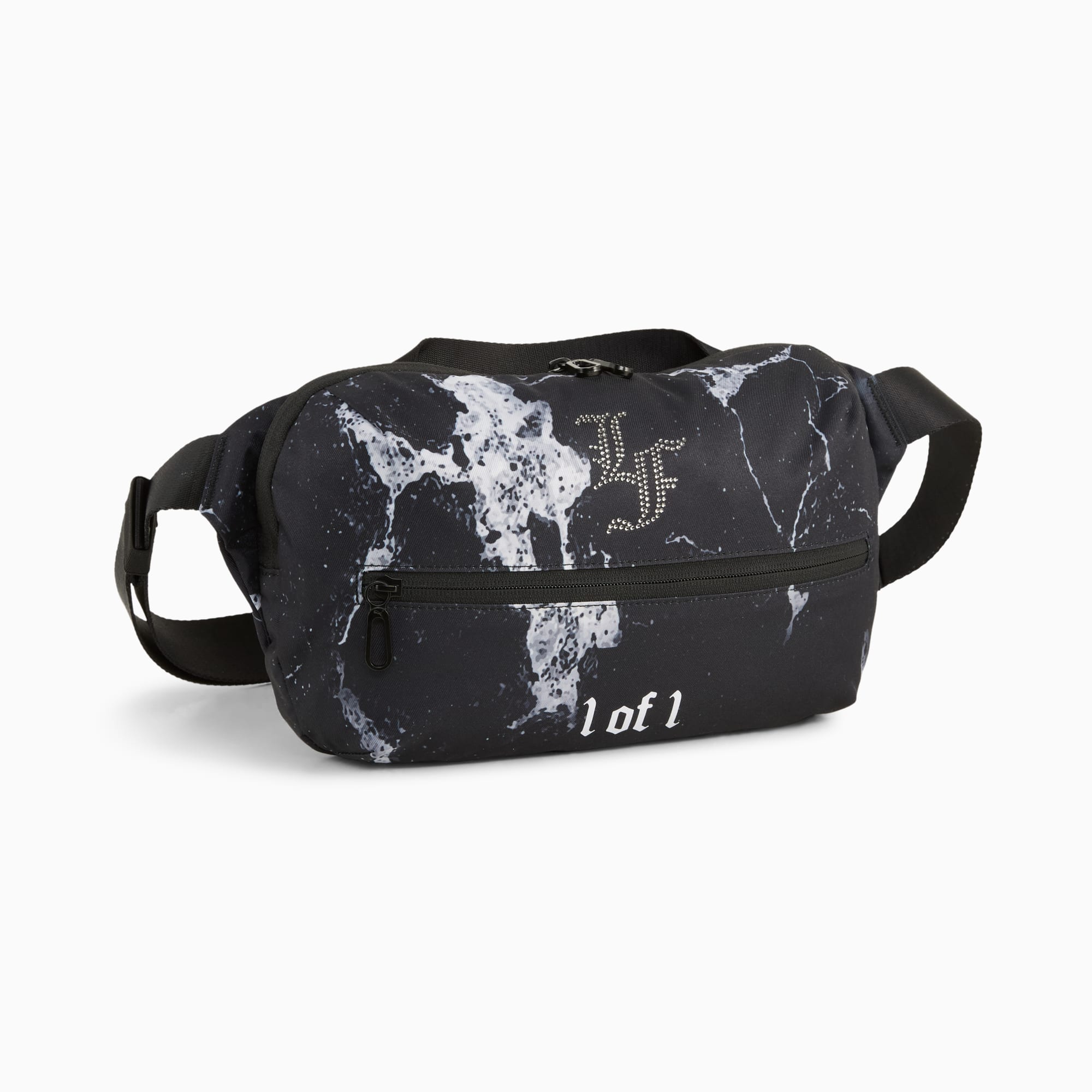PUMA HOOPS x LAFRANCÉ 2L Waist Bag, PUMA Black, large