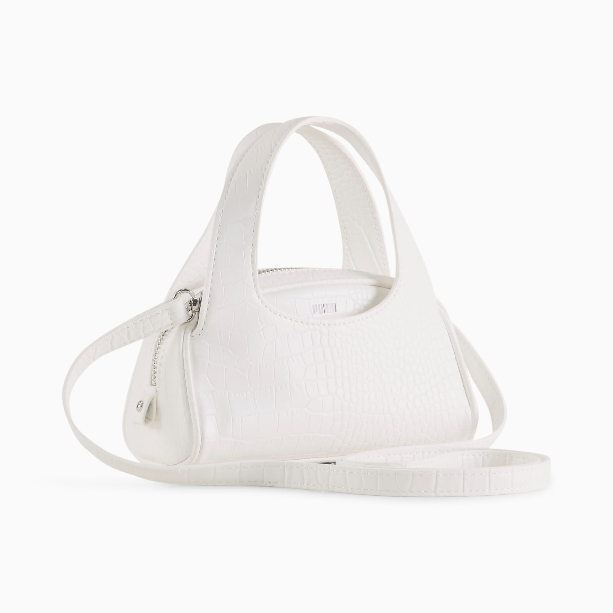 Puma white and gold handbag sales