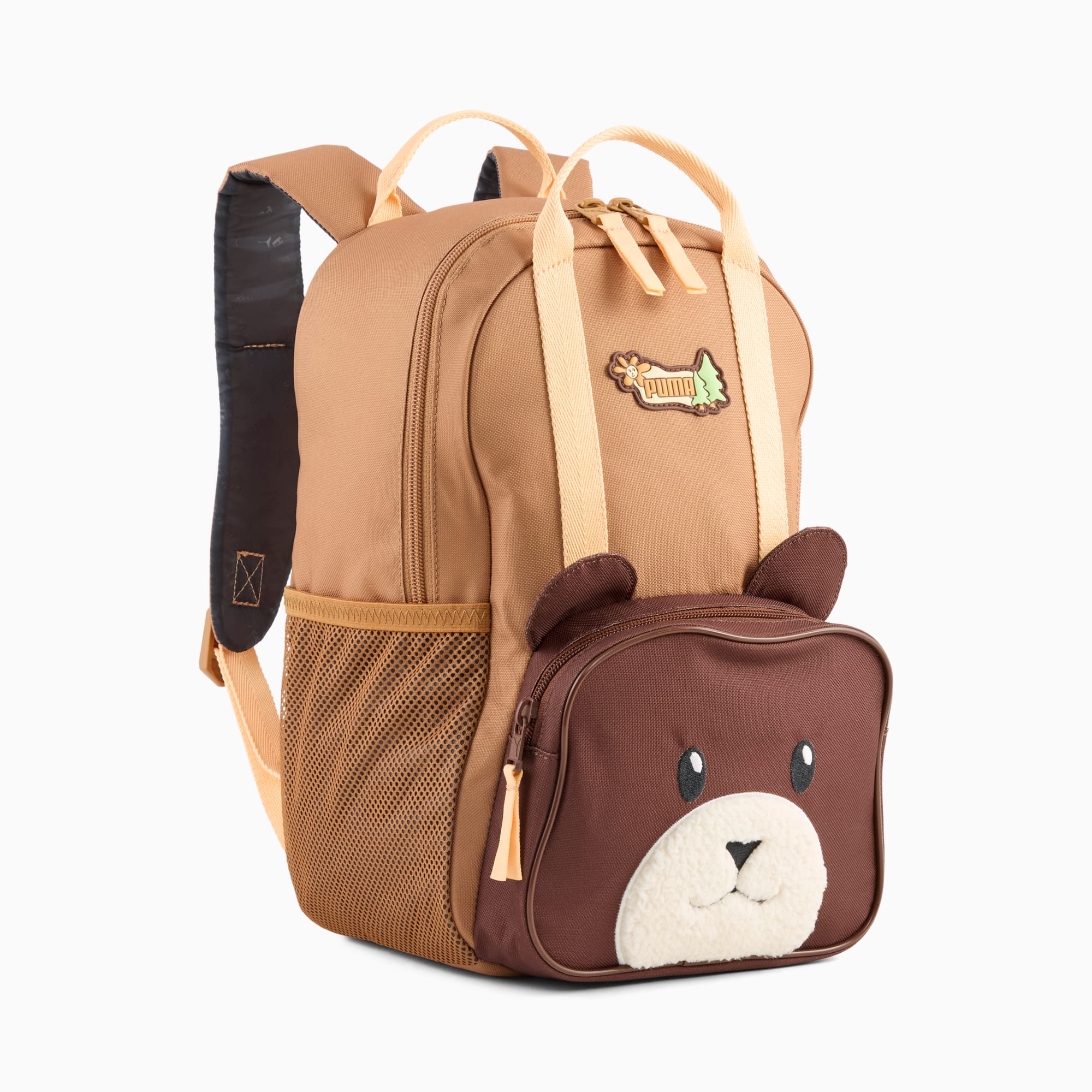 Mochila Woodland para niños, Caramel Latte-Chocolate-Bear, large