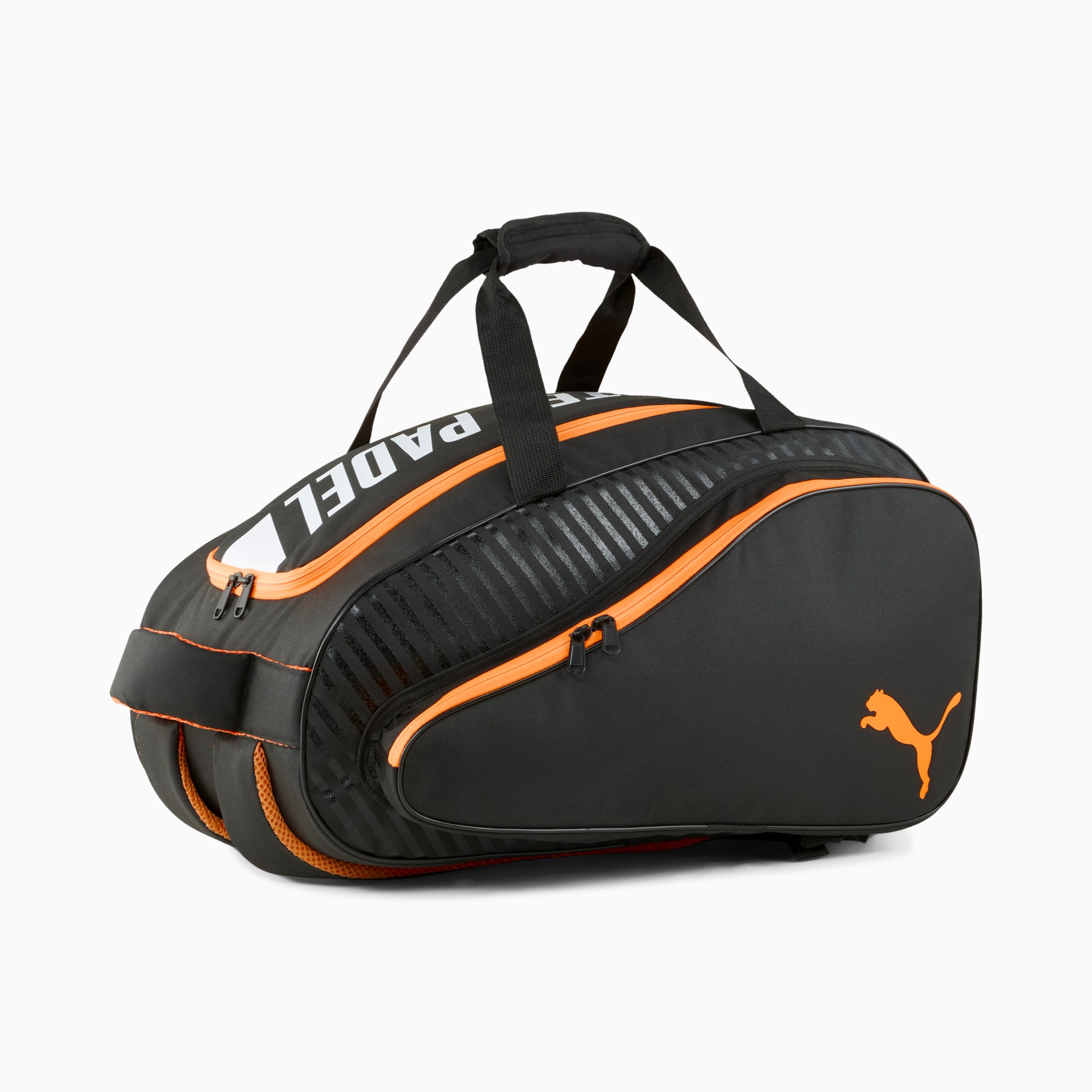 Bolsa de pádel NOVA ELITE pequeña 73 l, PUMA Black-PUMA White-Heat Fire, large