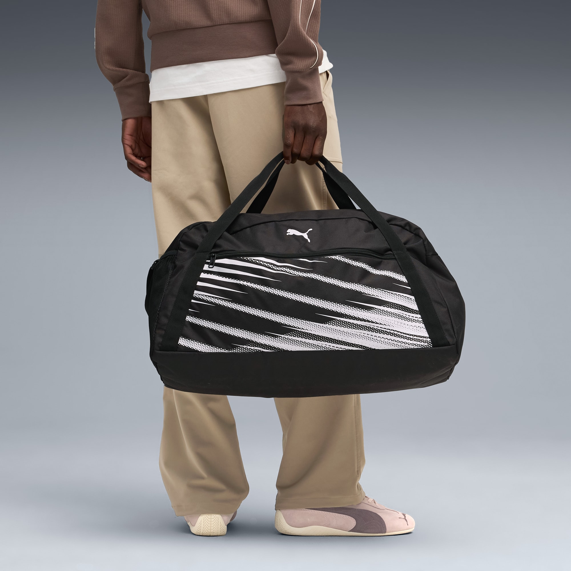 ATTACANTO Sports Bag (41L), PUMA Black-PUMA White, large