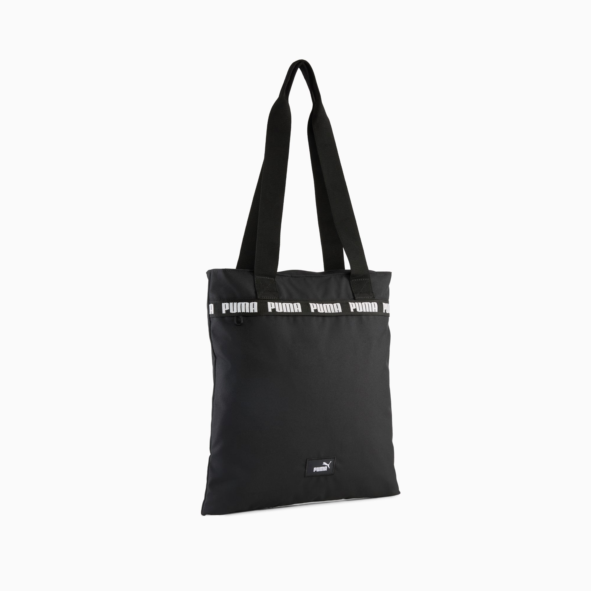 Tote bag à bande logo Phase Enfant et Adolescent (9 L), PUMA Black, large