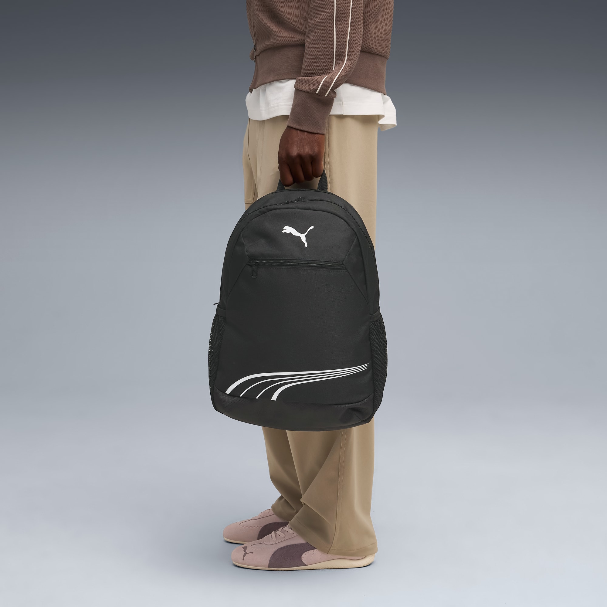 Fundamental 20L rugzak voor jongeren, PUMA Black, large