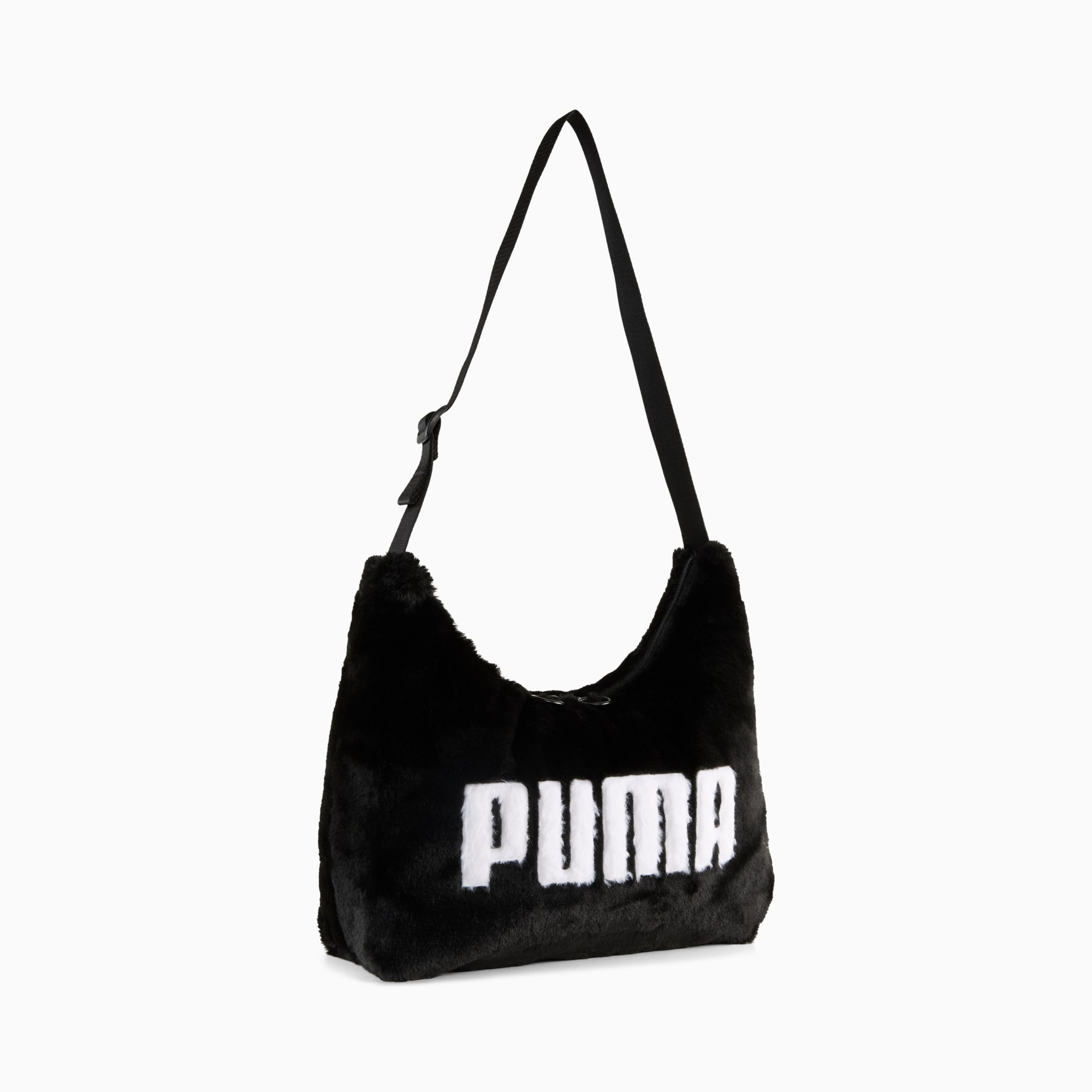 UP Faux Fur Slouchy Hobo Bag Youth | PUMA