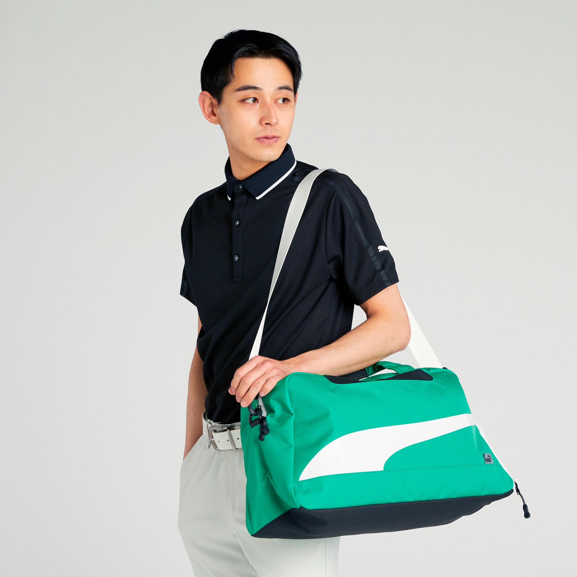 Puma ゴルフバッグ ホワイト PUMA プーマ ユニセックス ゴルフ ザ メッシュ トートバッグ 18L