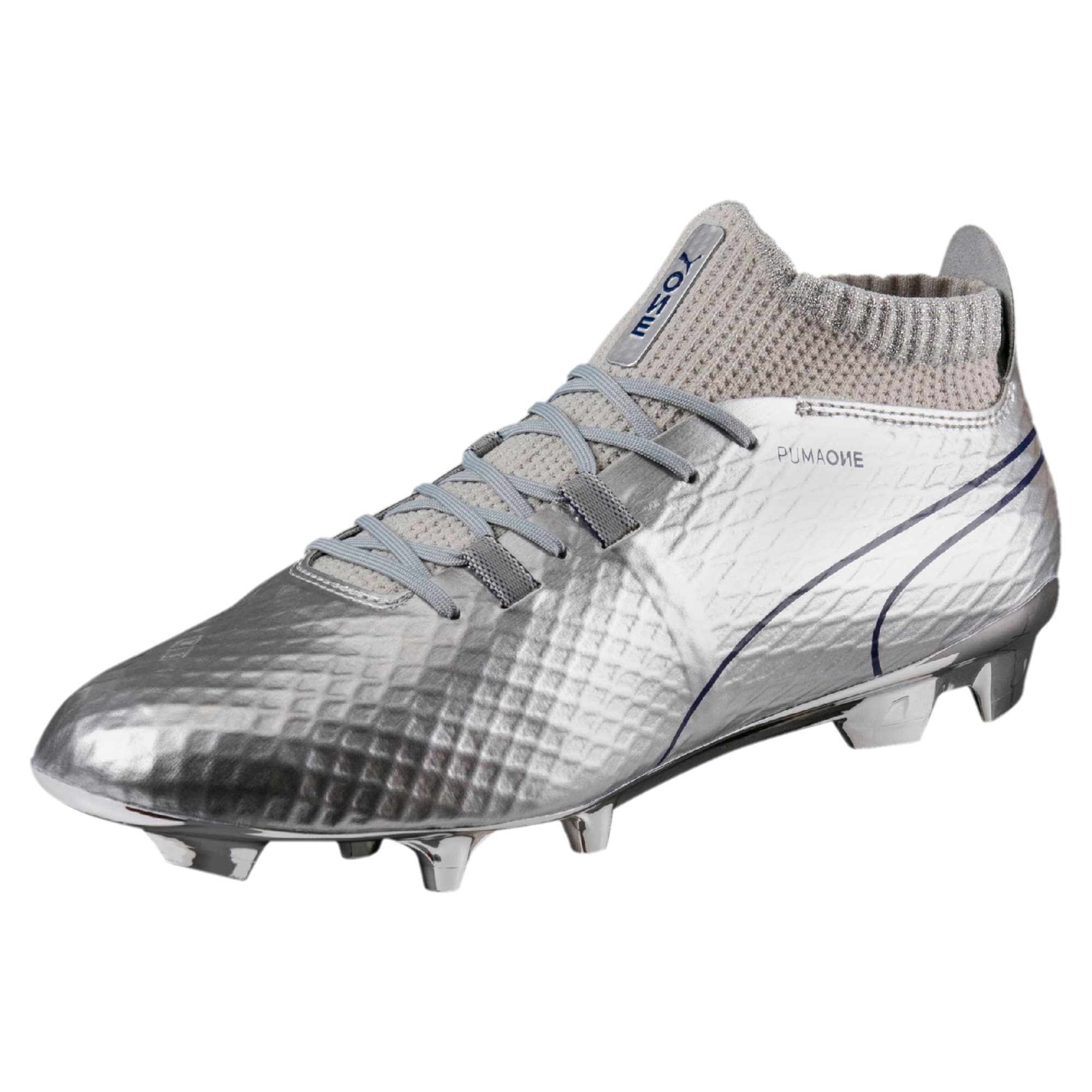 silver soccer cleats