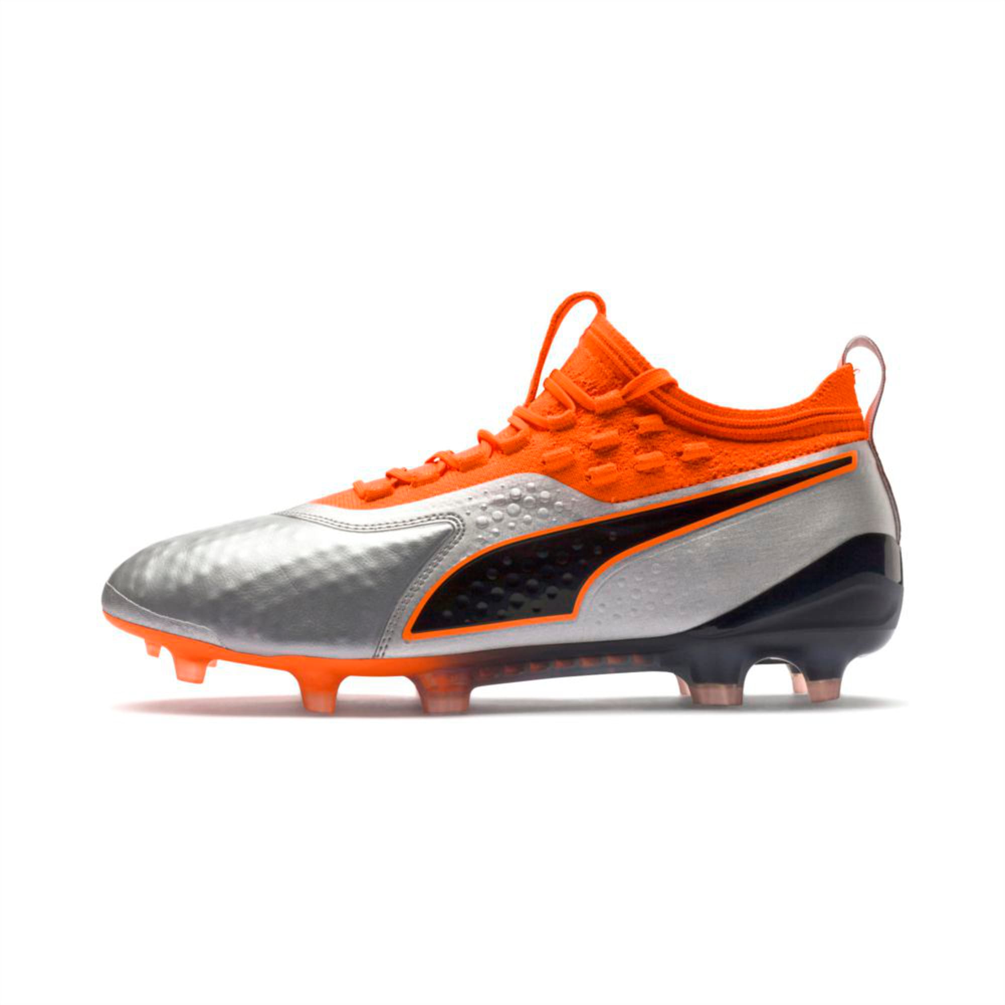 puma one silver orange