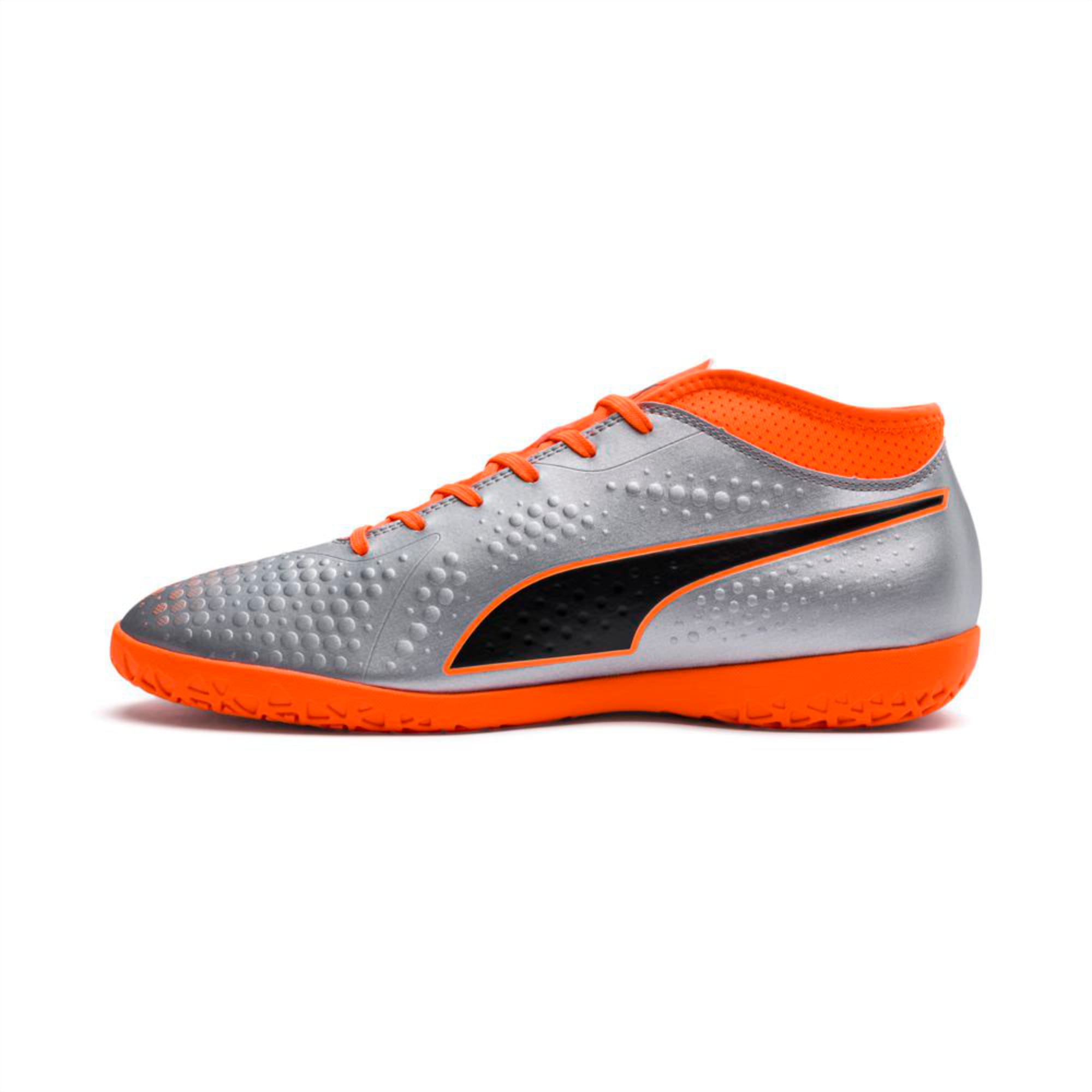 puma shoes orange and black
