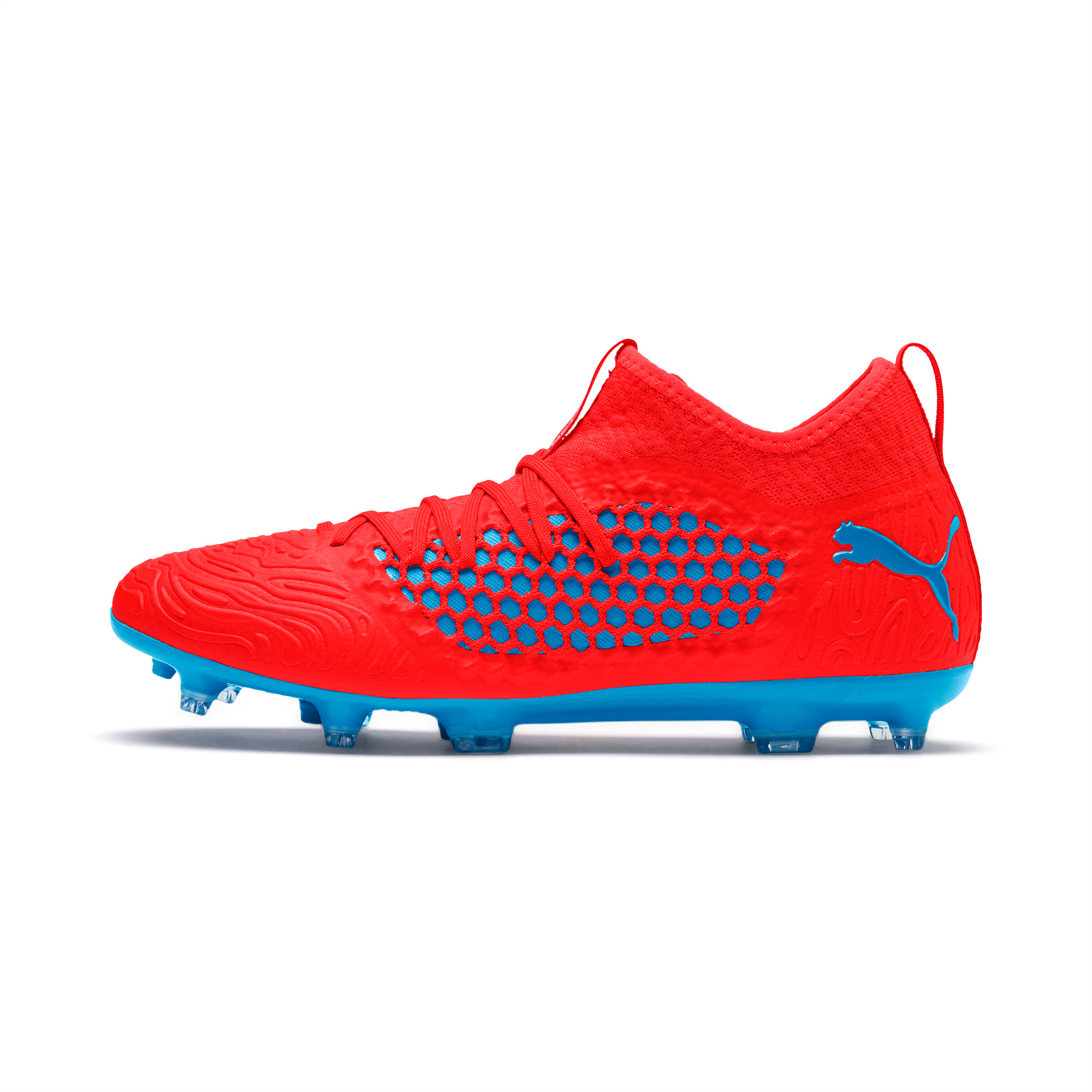 red puma football boots