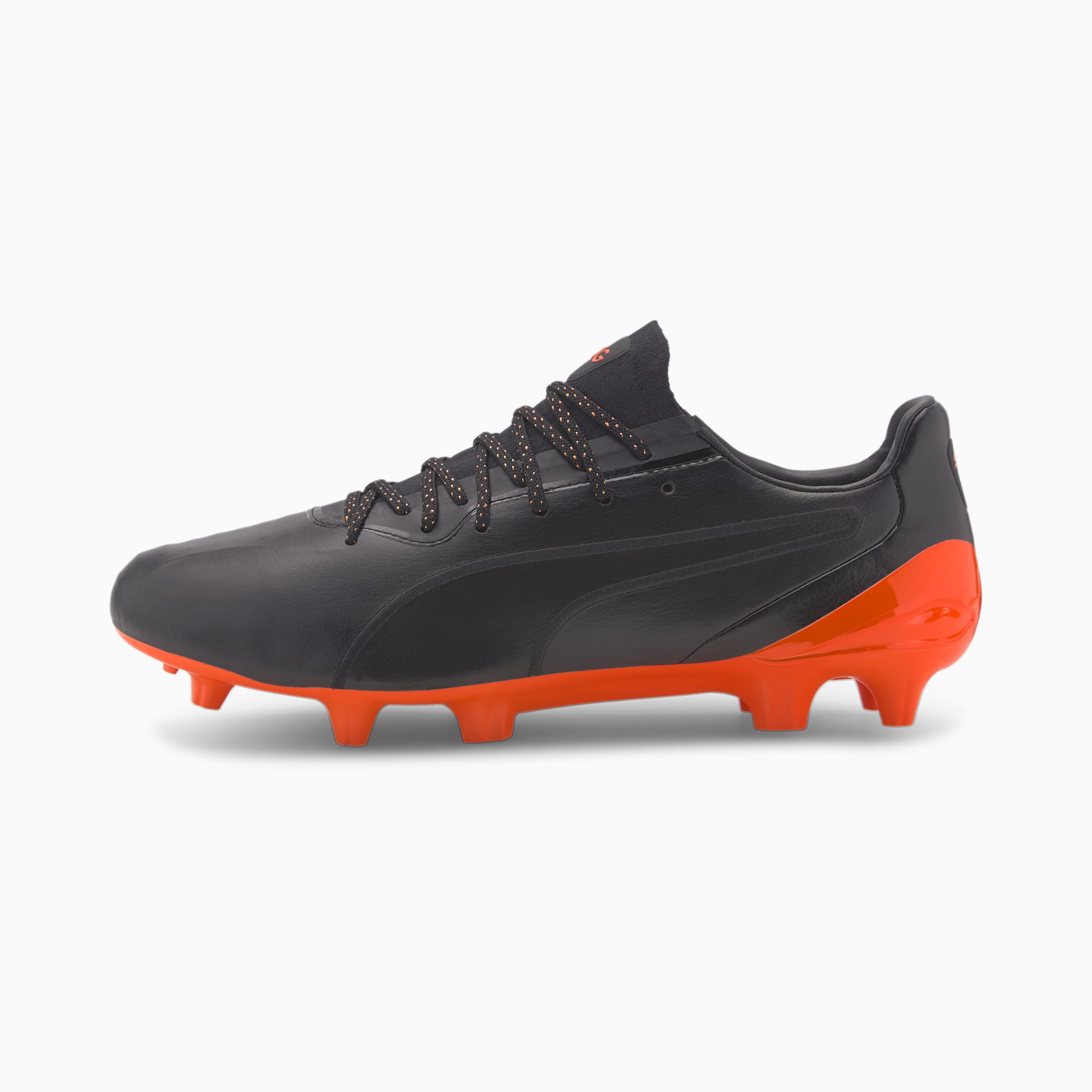 Puma公式 プーマ キング プラチナム Fg Ag サッカースパイク 天然芝 人工芝 メンズ Puma Black Shocking Orange プーマ サッカー シューズ プーマ