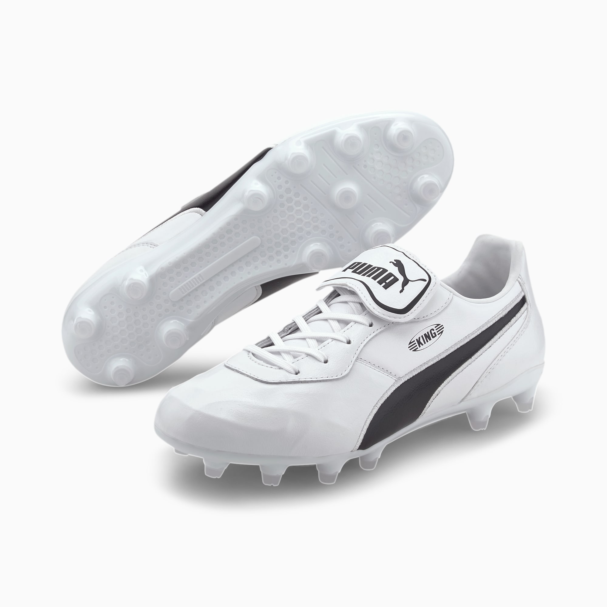 Puma公式 E プーマ キング トップ Fg White Black White プーマ サッカー シューズ プーマ