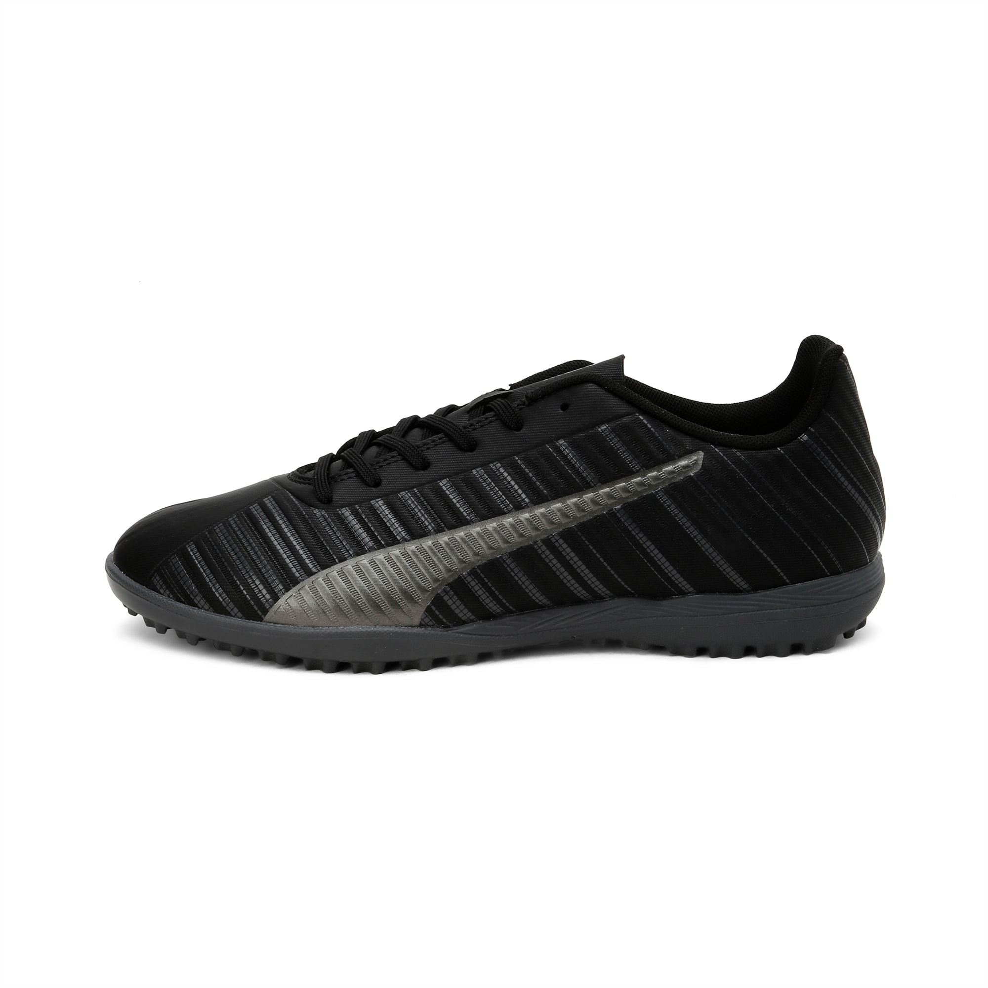 PUMA ONE 5.4 TT Men's Football Boots | Black-Black-Puma Aged Silver | PUMA  Shoes | PUMA