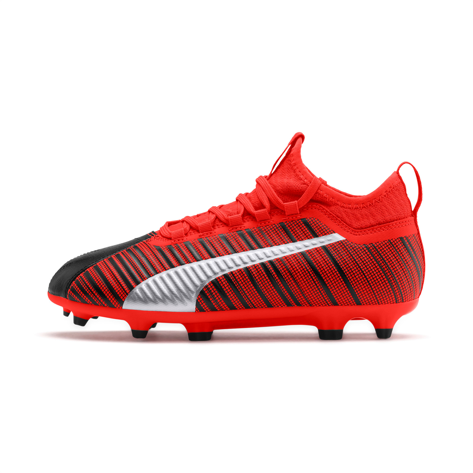 red puma soccer cleats