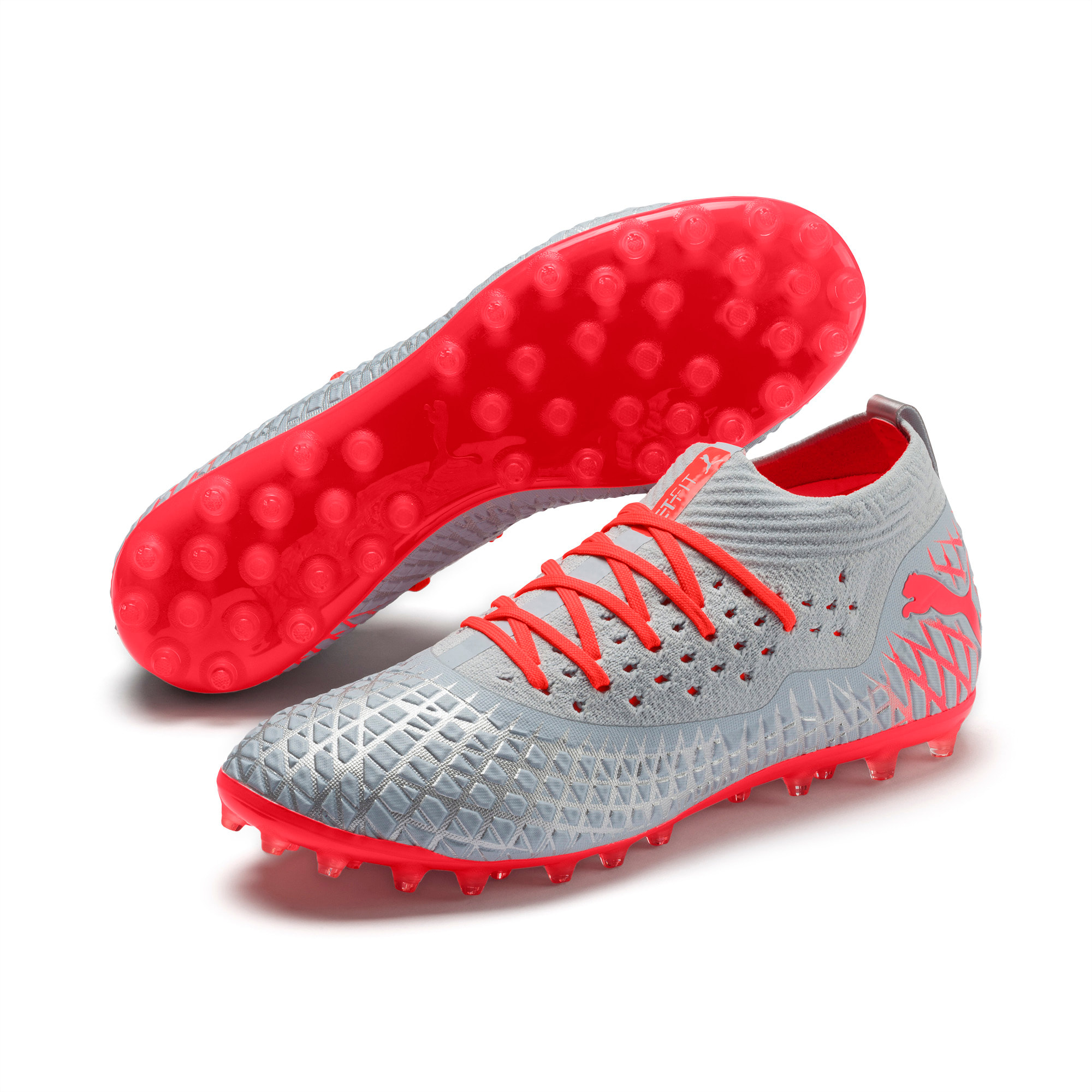 PUMA プーマ フューチャー 4.3 NETFIT MG ジュニア(グレー