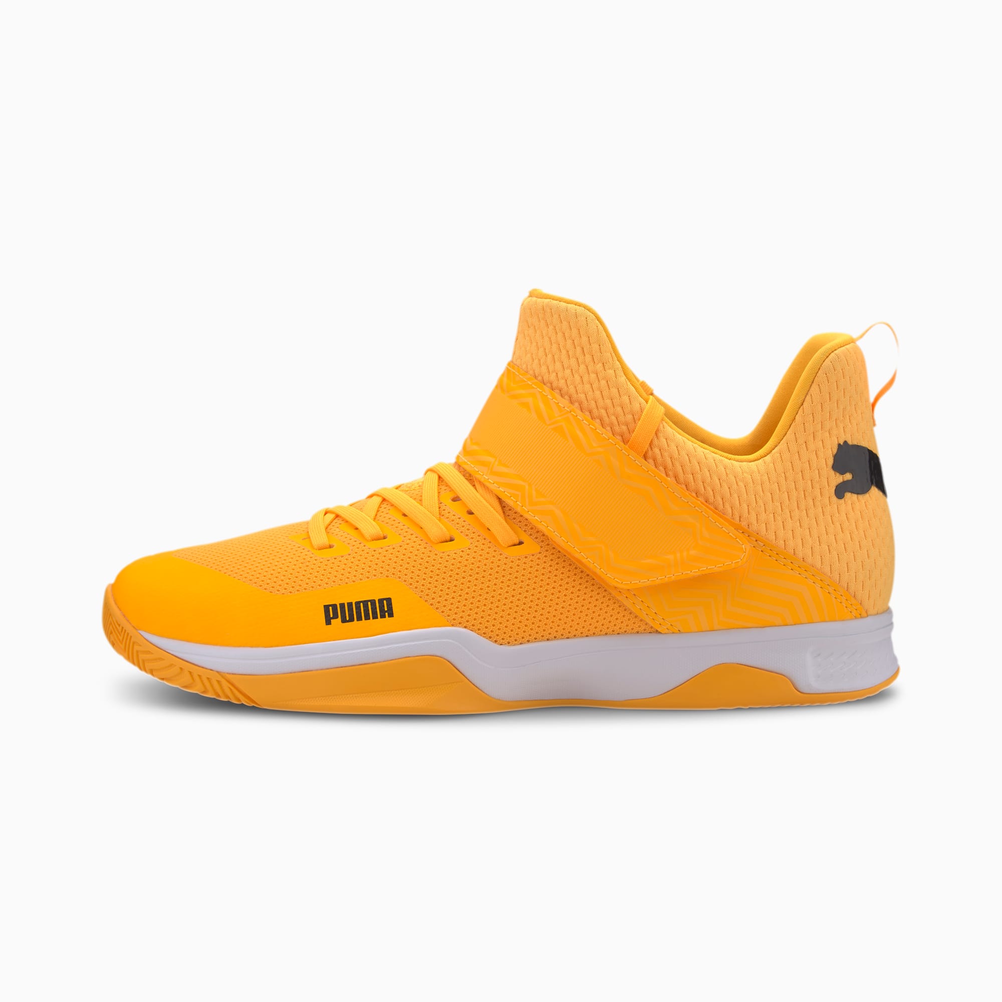 Rise XT EH 3 Handball Shoes | Orange Alert-Black-White | PUMA Shoes | PUMA