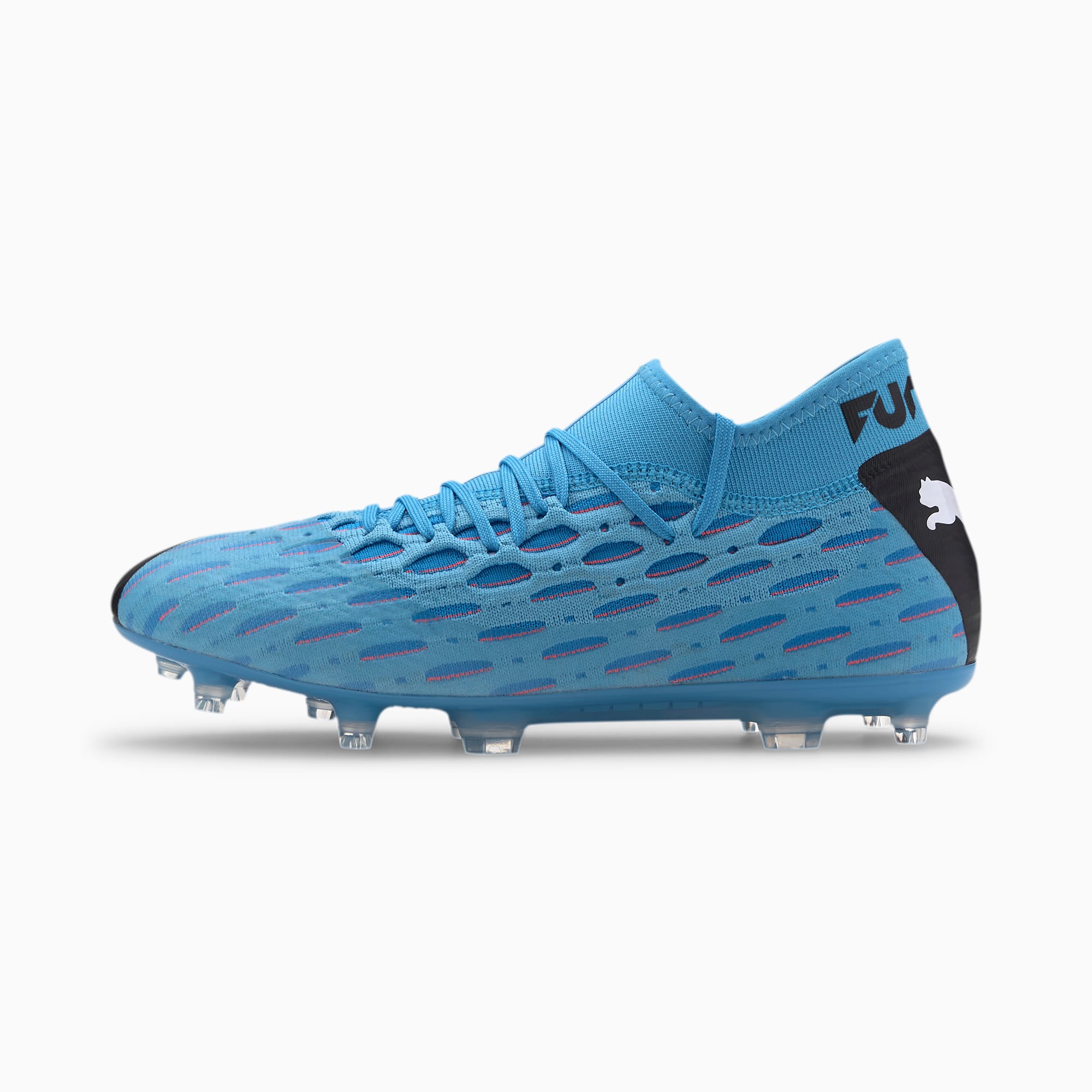 puma football boots blue and pink