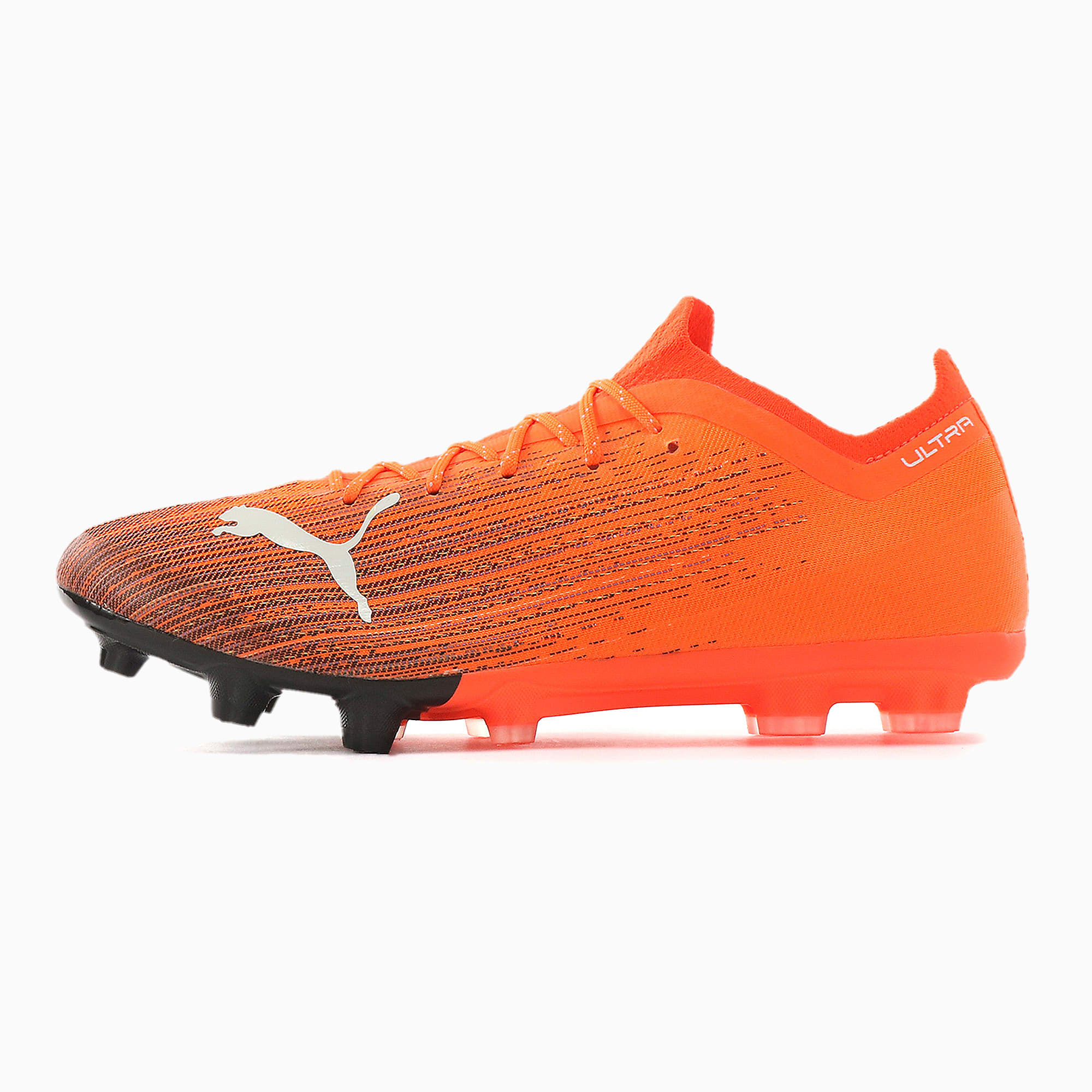 Puma公式 ウルトラ 1 1 Hg サッカー スパイク 硬い土 人工芝用 メンズ Shocking Orange Puma Black プーマ セール プーマ