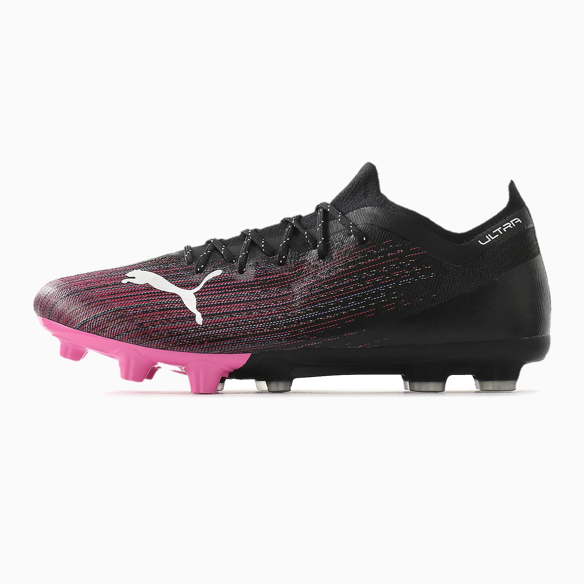 Puma公式 ウルトラ 1 1 Hg サッカー スパイク 硬い土 人工芝用 メンズ Puma Black Luminous Pink プーマ セール プーマ