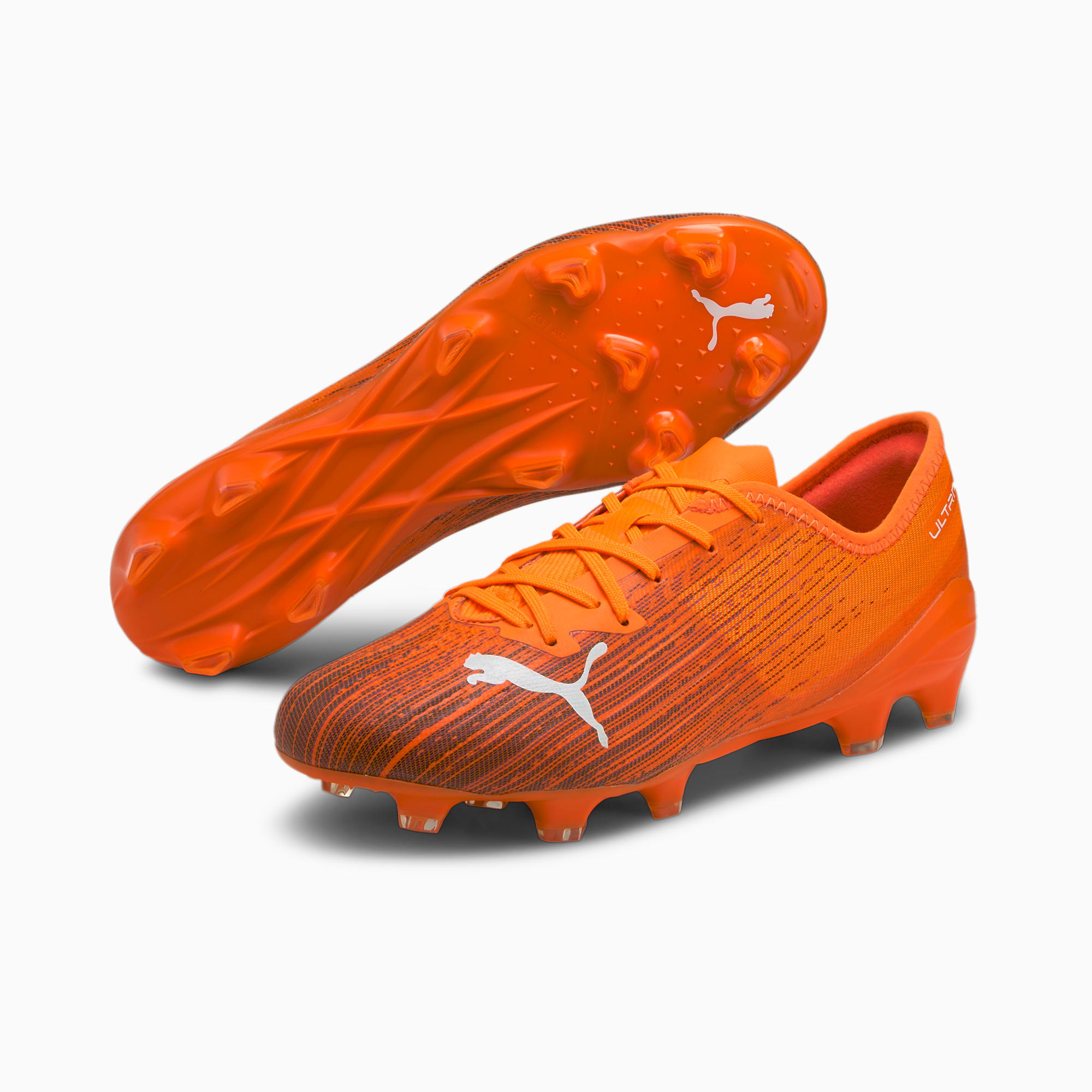 Puma公式 ウルトラ 2 1 Fg Ag サッカー スパイク メンズ Shocking Orange Puma Black プーマ Shoes プーマ