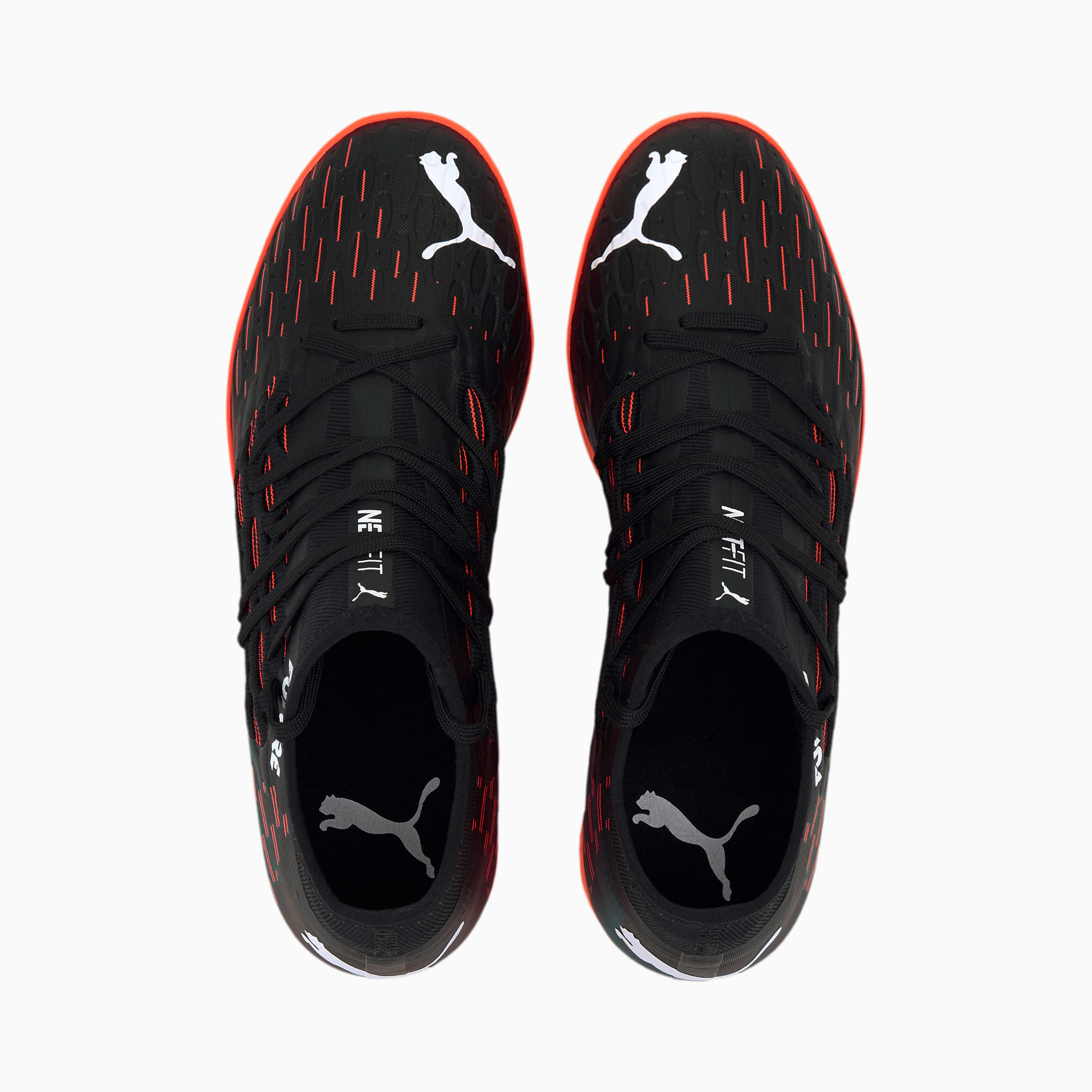Puma公式 フューチャー 6 3 Netfit サッカー トレーニング シューズ フットサル 室内 メンズ Black White Shocking Orange プーマ セール プーマ