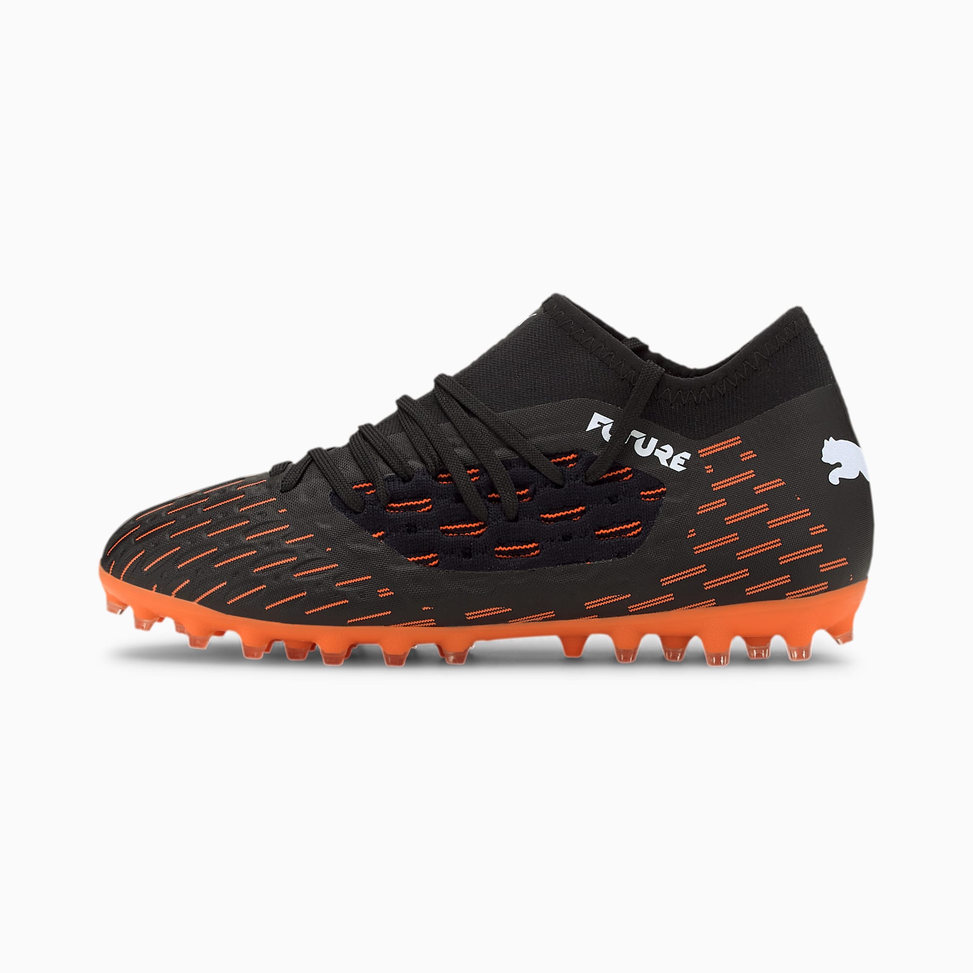 Puma公式 キッズ フューチャー 6 3 Netfit Mg サッカー スパイク Jr 24 5cm ジュニア Black White Shocking Orange プーマ サッカー プーマ