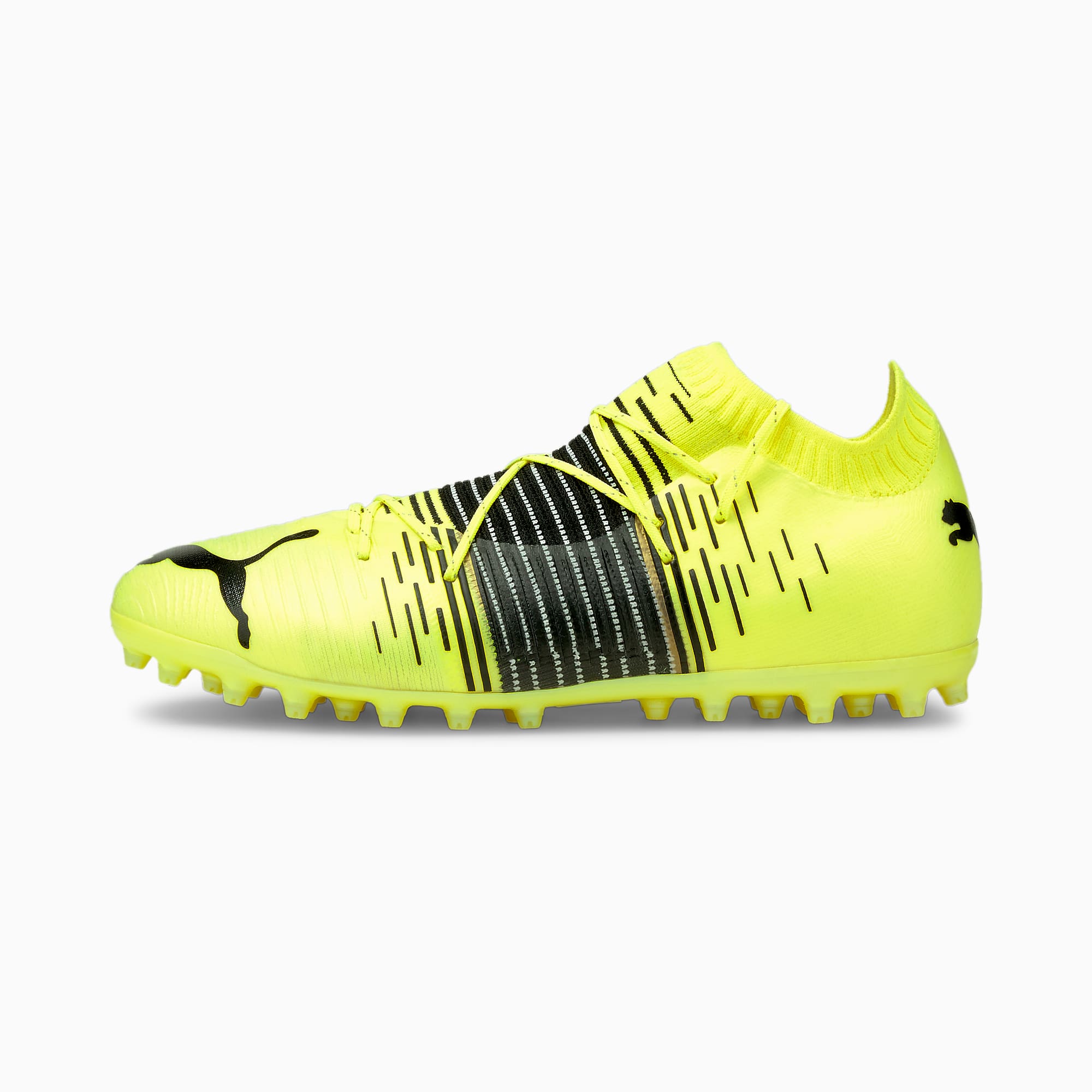 Future Z 1 1 Mg Men S Football Boots Yellow Alert Black White Puma Mens Styles Puma Luxembourg