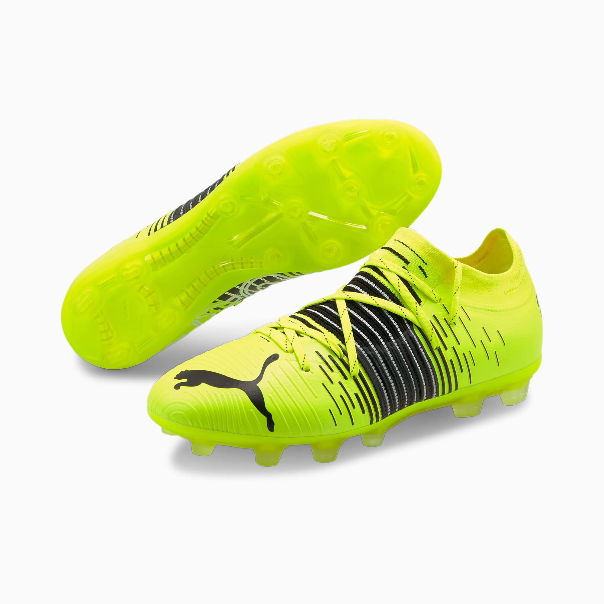 Puma公式 フューチャー Z 2 1 Hg サッカー スパイク ハードグラウンド 人工芝 メンズ Yellow Alert Black White プーマ Shoes プーマ