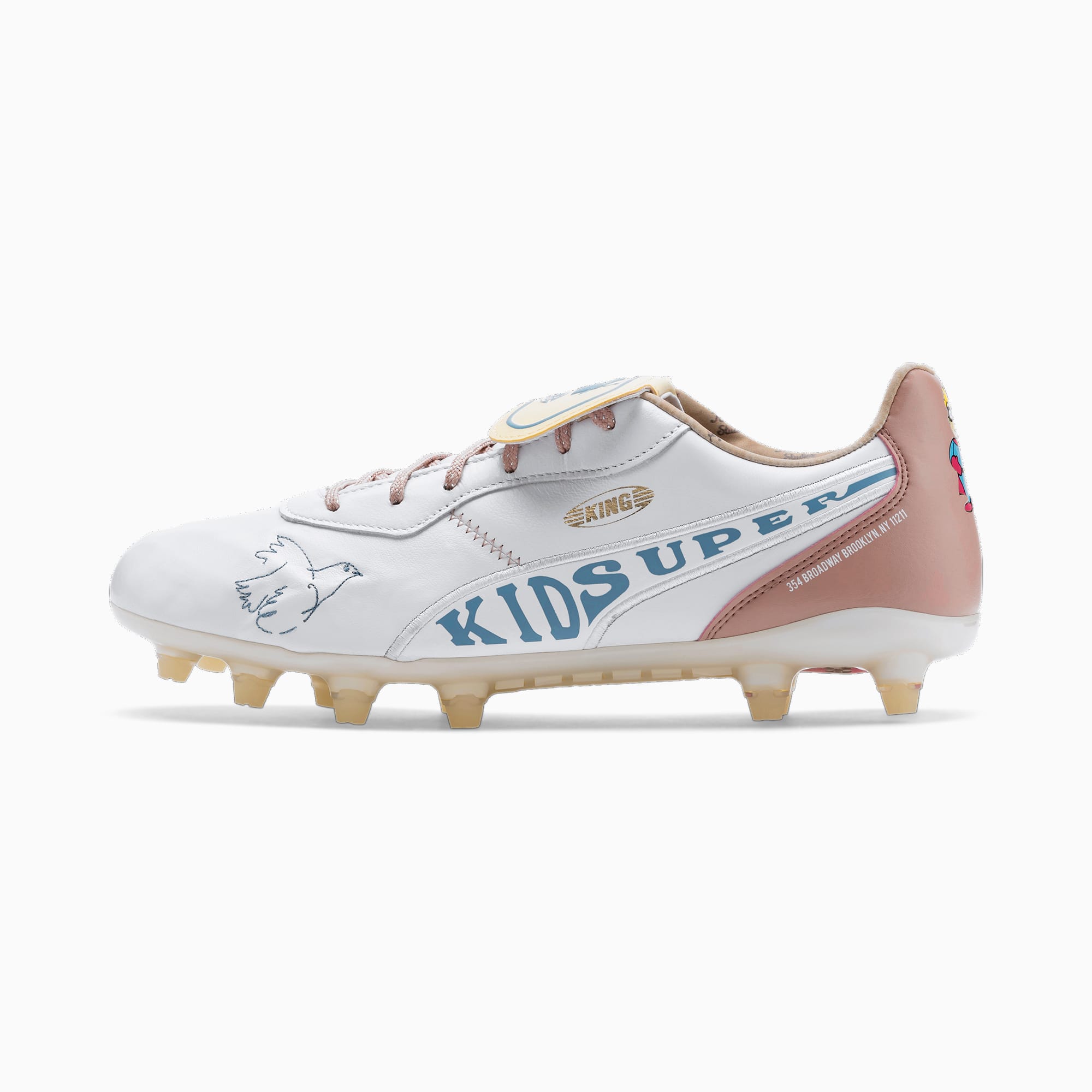 PUMA x KIDSUPER King Super FG Men's Football Boots | Puma  White-Yellow-Rose-Blue | PUMA KidSuper Studios | PUMA United Kingdom