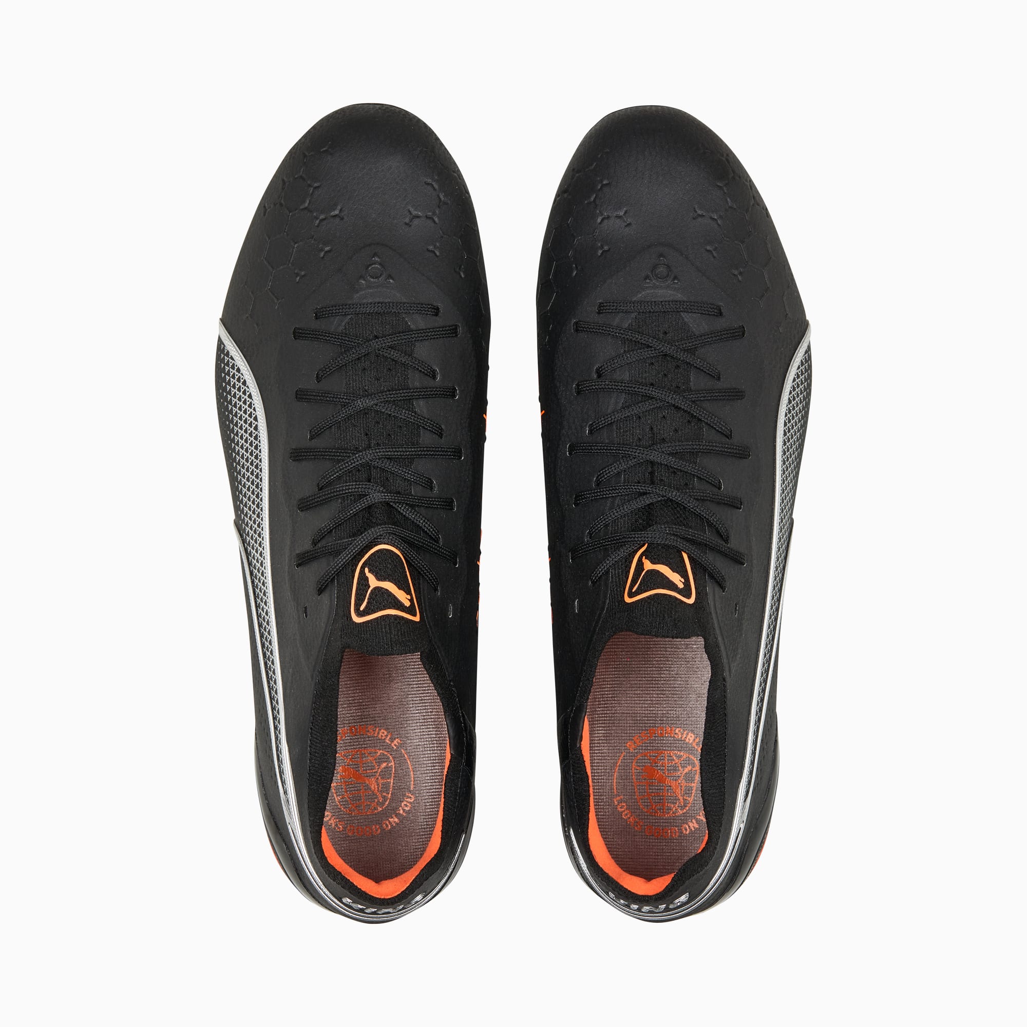 Black puma king football boots sales