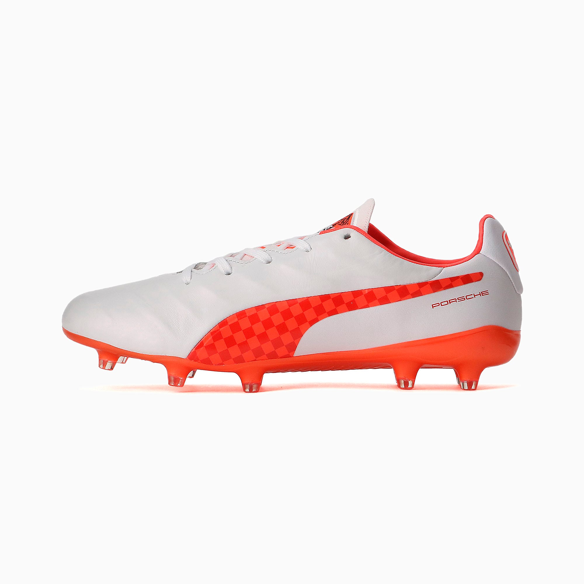 puma boots white and red