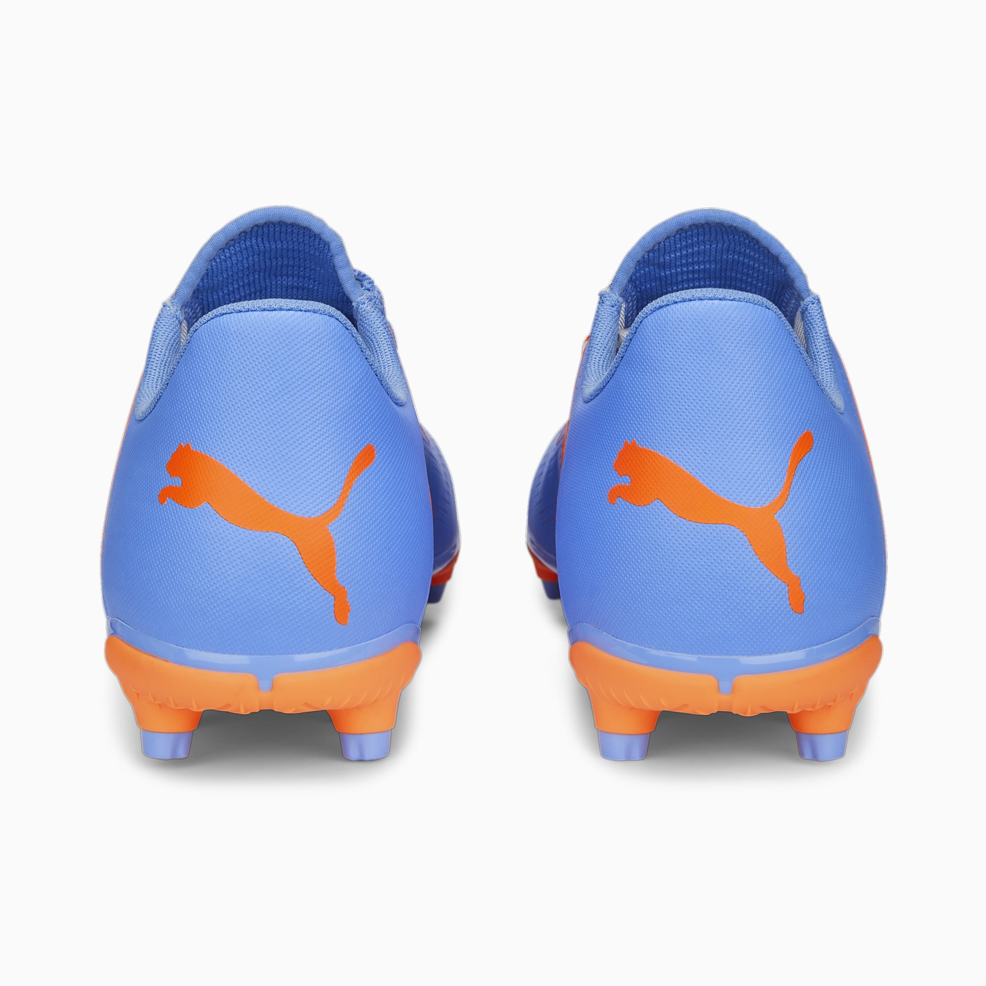 Orange and blue discount puma soccer cleats