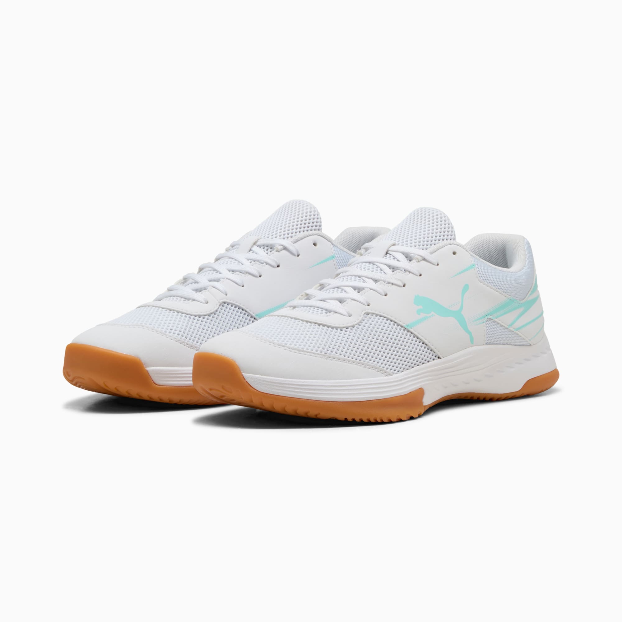 Varion II Handballschuhe, Electric Peppermint-PUMA White-Gum, large