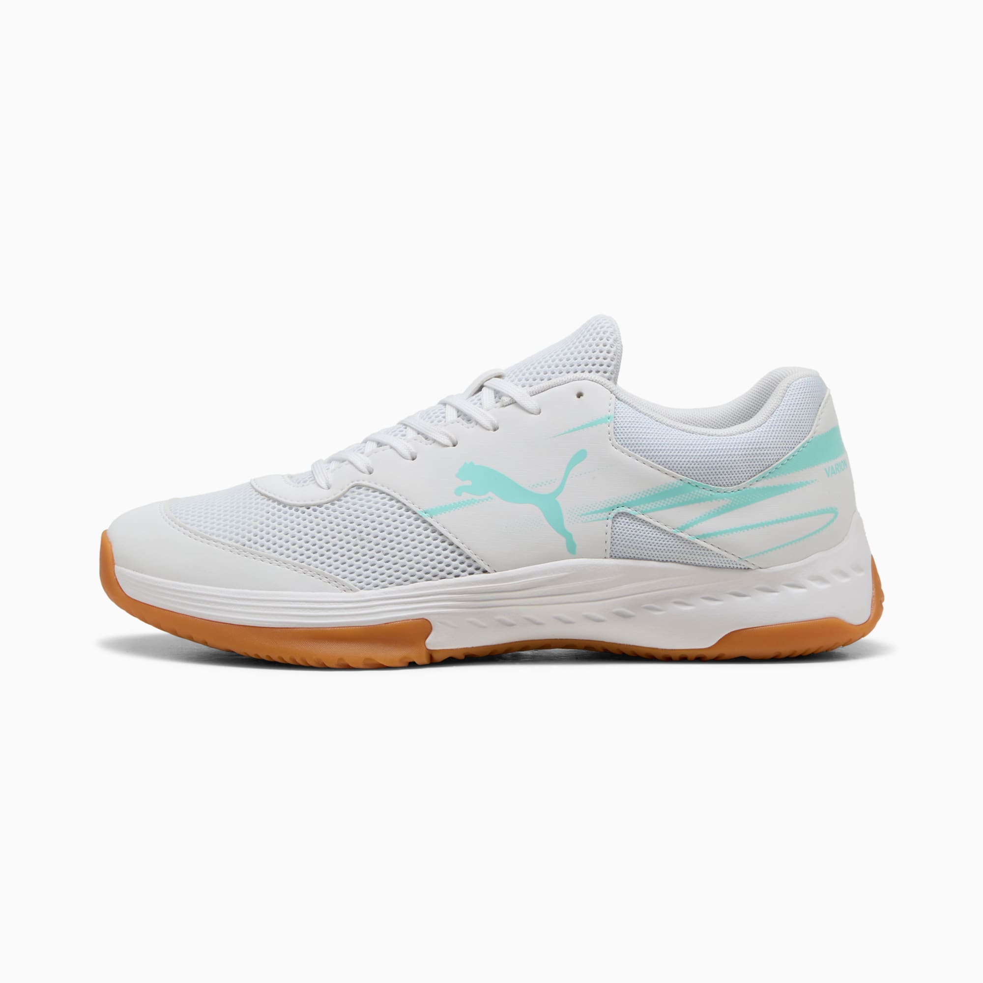 Varion II Handballschuhe, Electric Peppermint-PUMA White-Gum, large